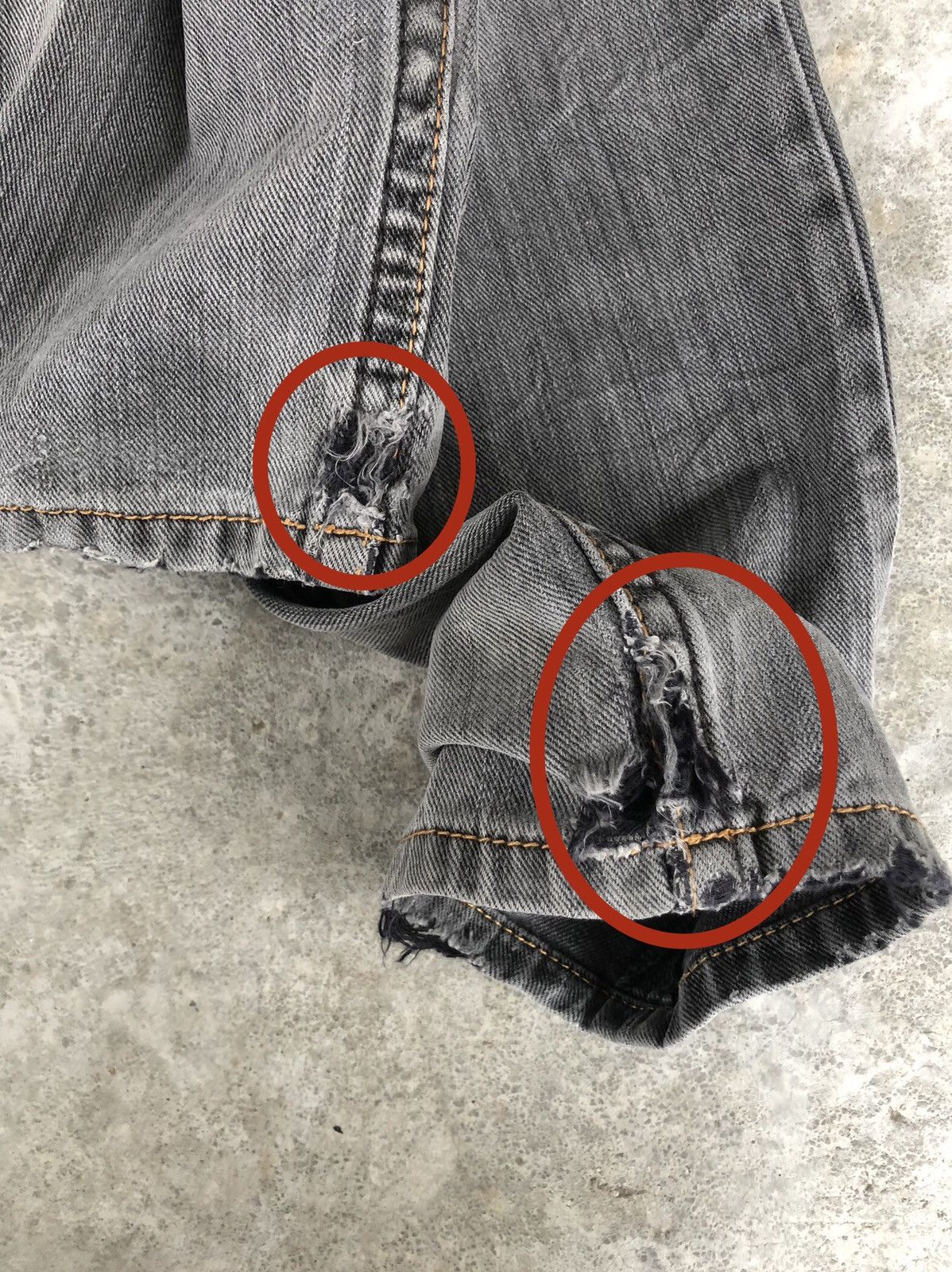 Japanese Brand 291295 HOMME Embroidered Jeans Size US 29 - 18 Thumbnail