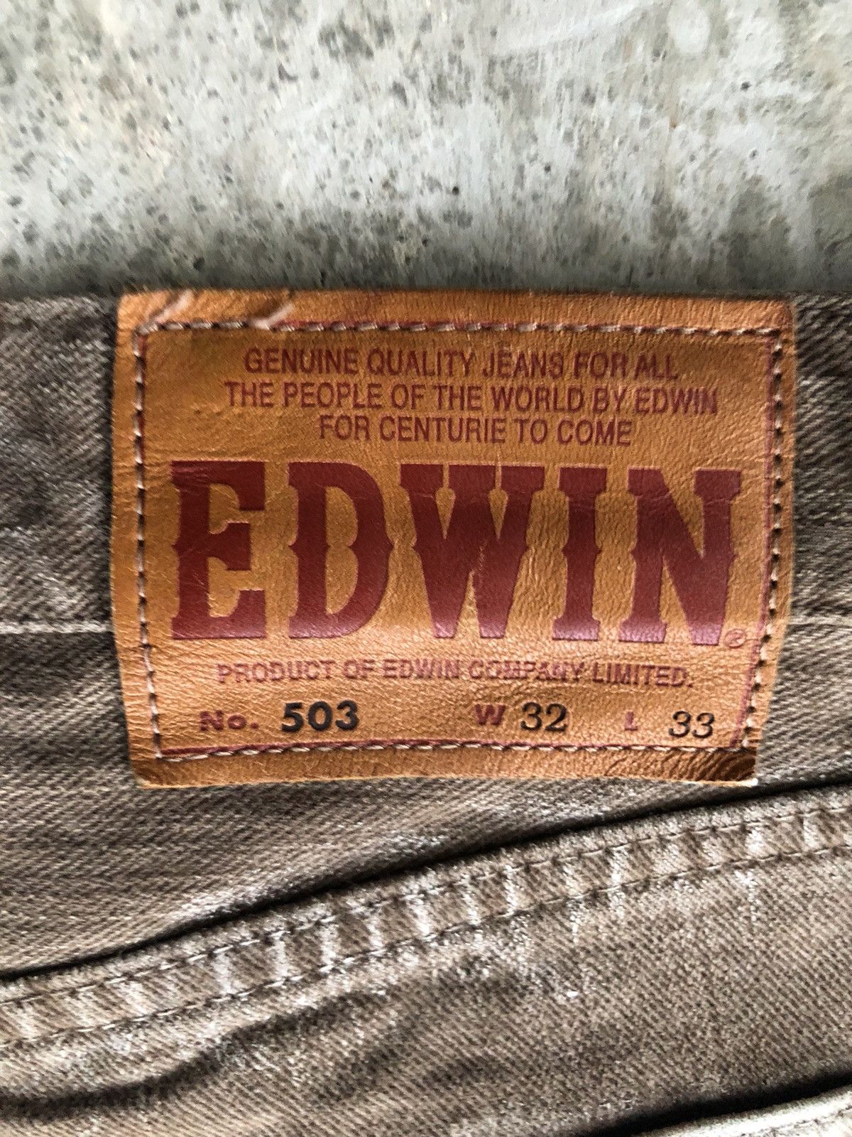Le Grande Bleu (L.G.B.) Japanese Edwin Painter Jeans Splatter Distressed Jeans Size US 31 - 14 Thumbnail