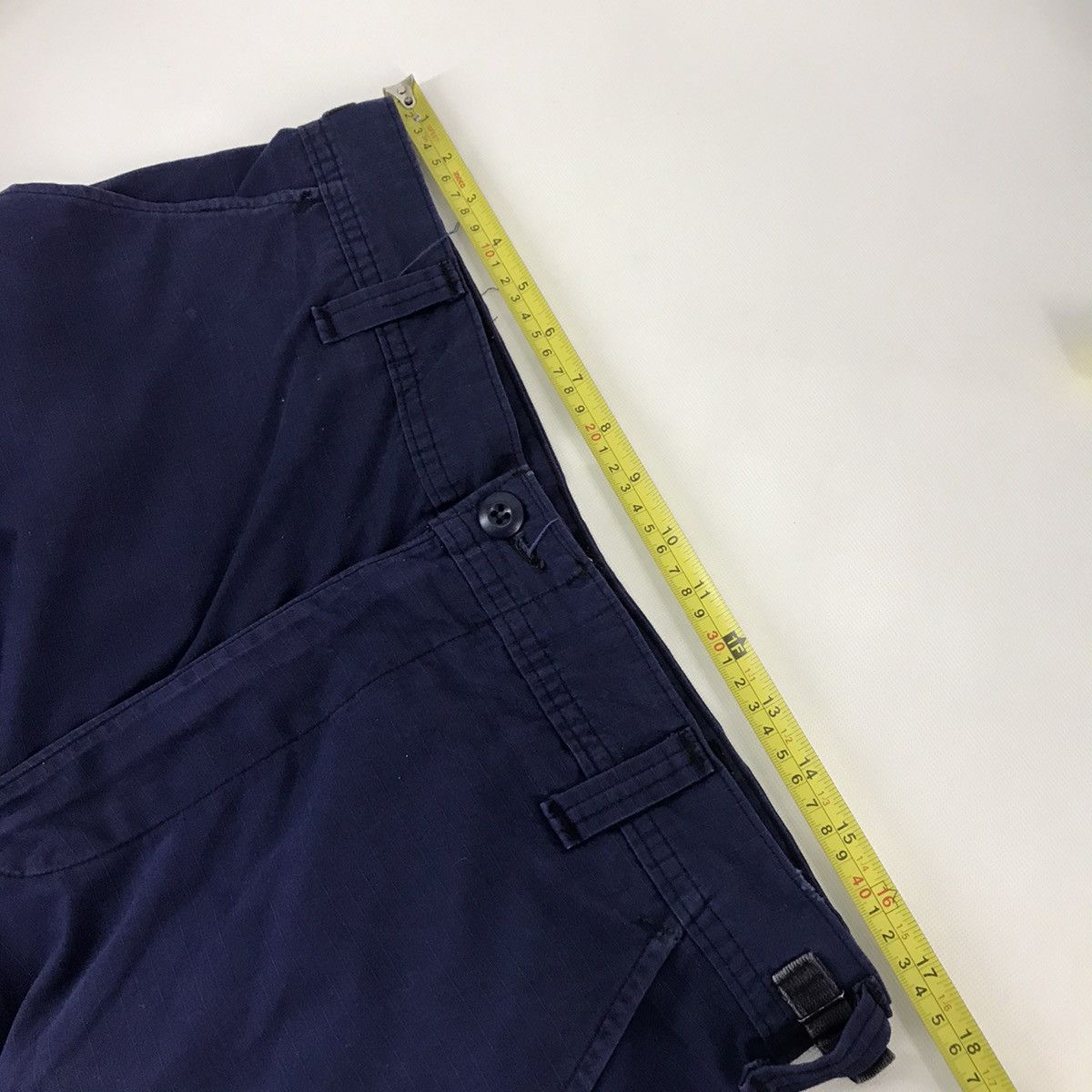 Japanese Brand × Vintage Vintage 2003 Military trousers cargo blue indigo navy pant Size US 31 - 7 Thumbnail