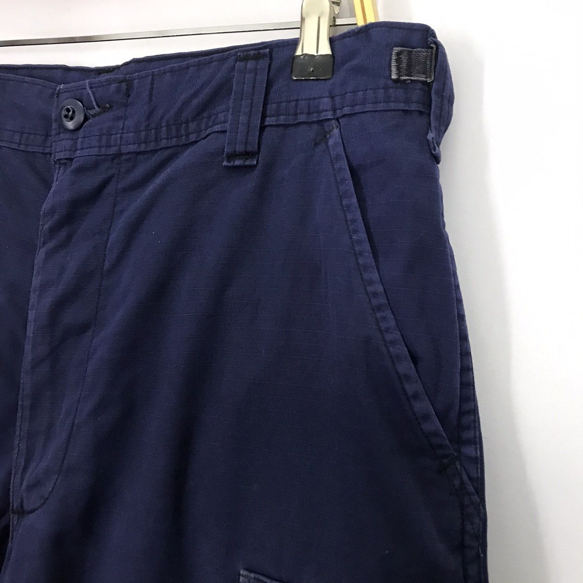 Japanese Brand × Vintage Vintage 2003 Military trousers cargo blue indigo navy pant Size US 31 - 4 Thumbnail