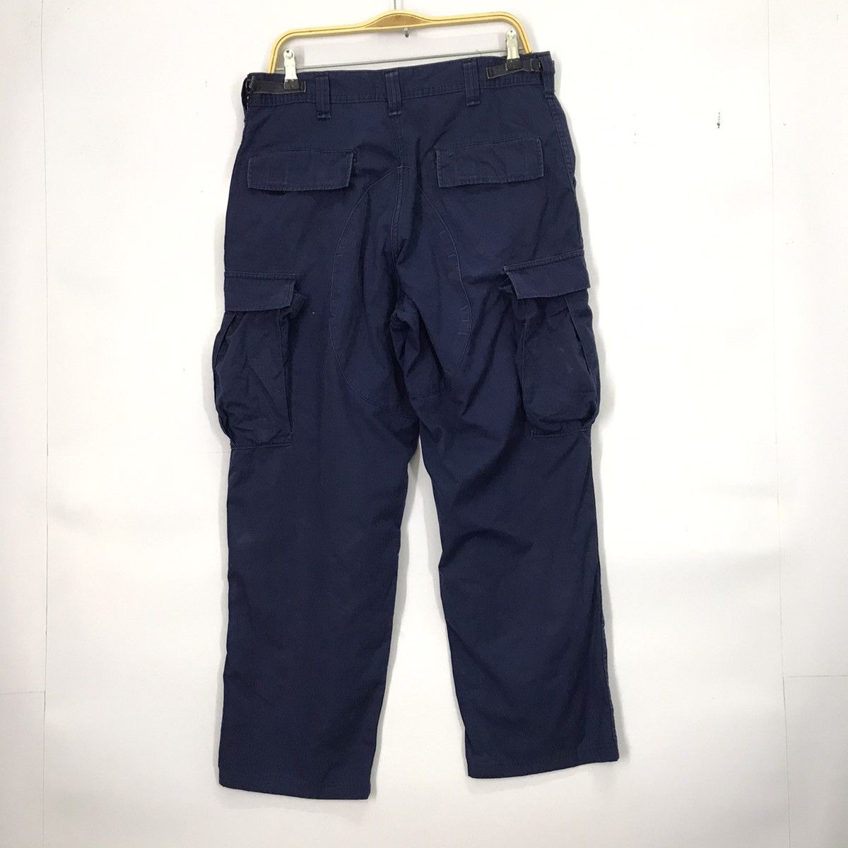 Japanese Brand × Vintage Vintage 2003 Military trousers cargo blue indigo navy pant Size US 31 - 6 Thumbnail