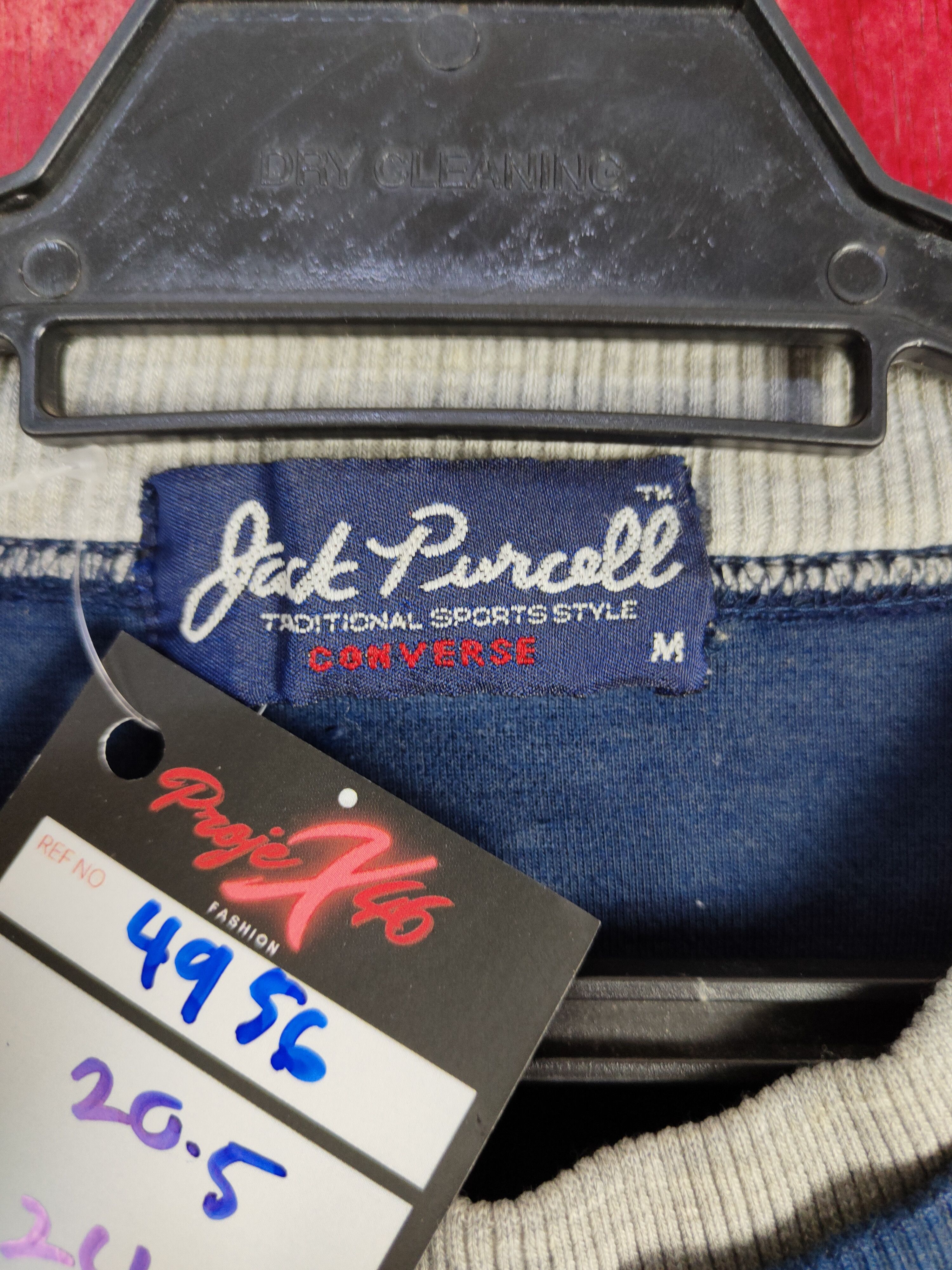 Converse × Vintage Converse - Jack Parcell vintage Blue Sweatshirt #4956 Size US S / EU 44-46 / 1 - 13 Thumbnail