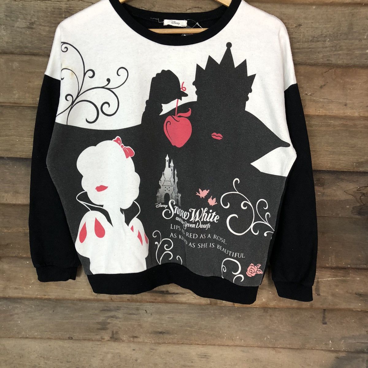 Cartoon Network × Disney × Vintage Snow White vintage Disney Black White Sweatshirt #4738 Size M / US 6-8 / IT 42-44 - 3 Thumbnail