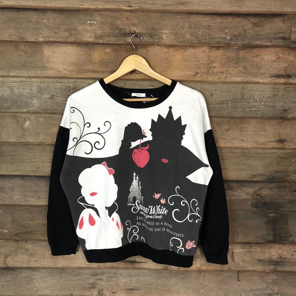 Cartoon Network × Disney × Vintage Snow White vintage Disney Black White Sweatshirt #4738 Size M / US 6-8 / IT 42-44 - 1 Thumbnail