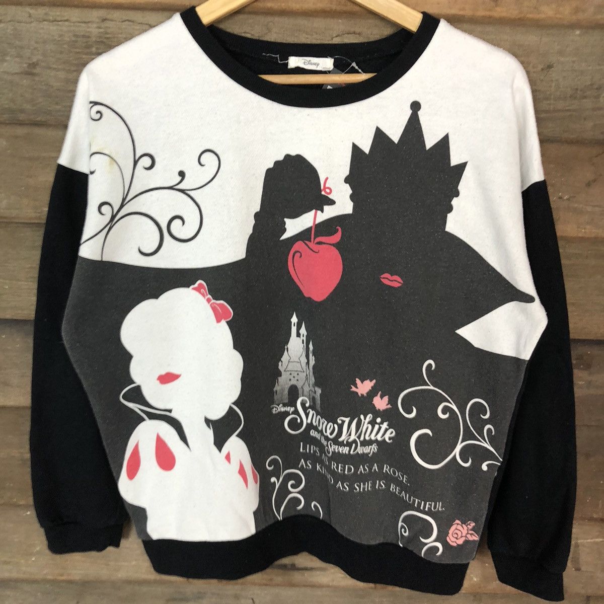 Cartoon Network × Disney × Vintage Snow White vintage Disney Black White Sweatshirt #4738 Size M / US 6-8 / IT 42-44 - 6 Thumbnail