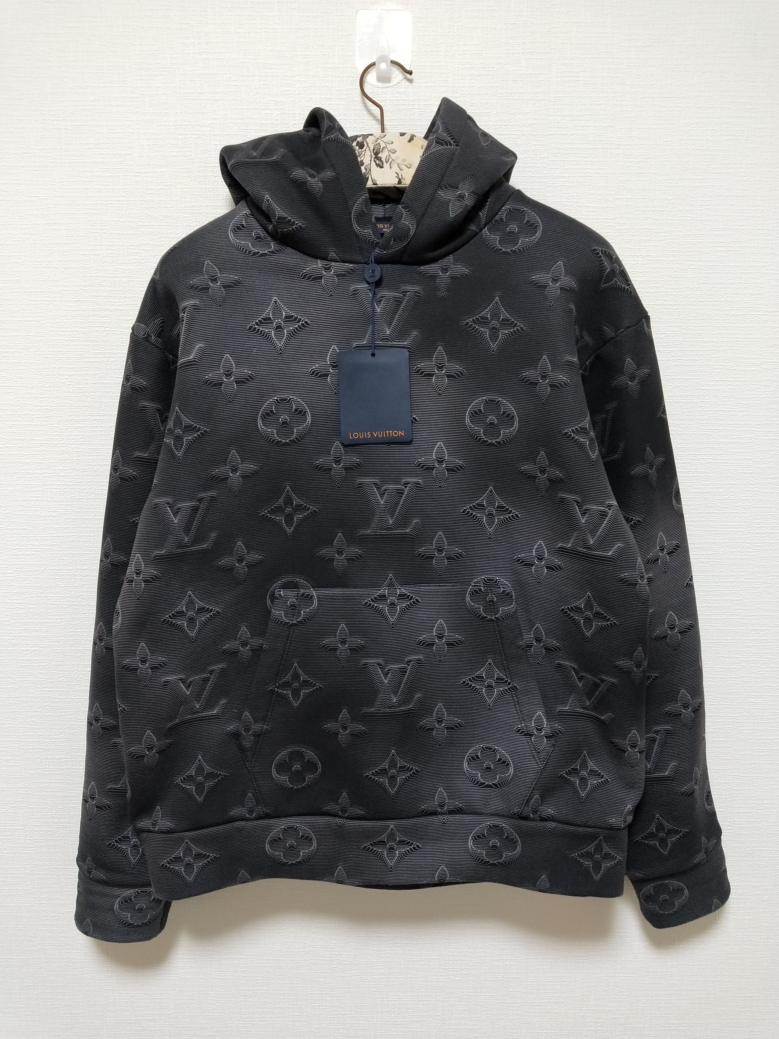 Louis Vuitton Louis Vuitton Blue 2054 3D Monogram Hoodie Sweatshirt Blue