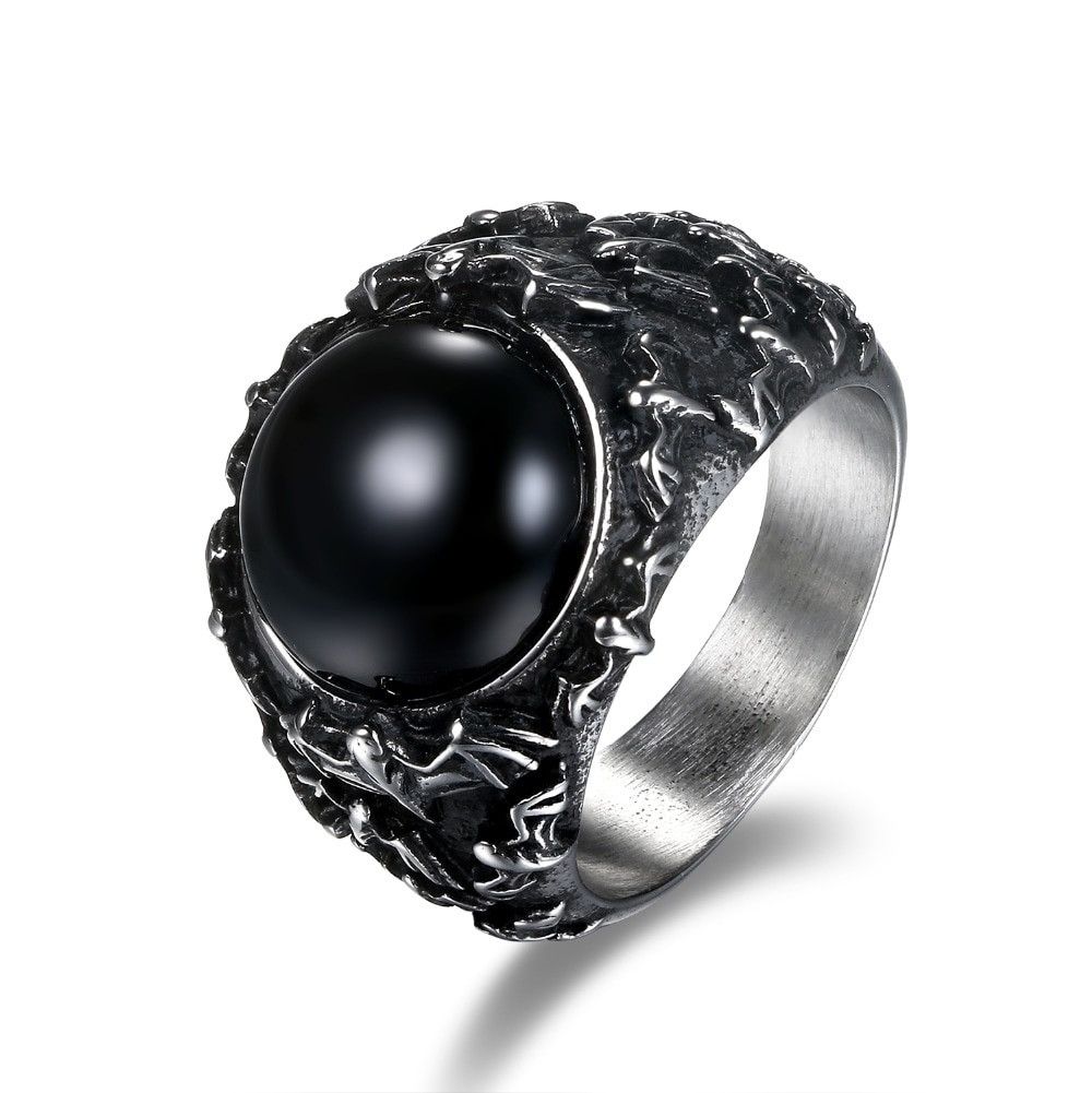Jewelry Black Ring Size ONE SIZE - 1 Thumbnail