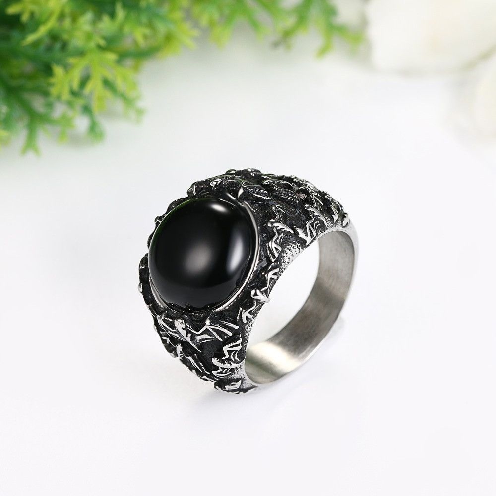 Jewelry Black Ring Size ONE SIZE - 5 Thumbnail