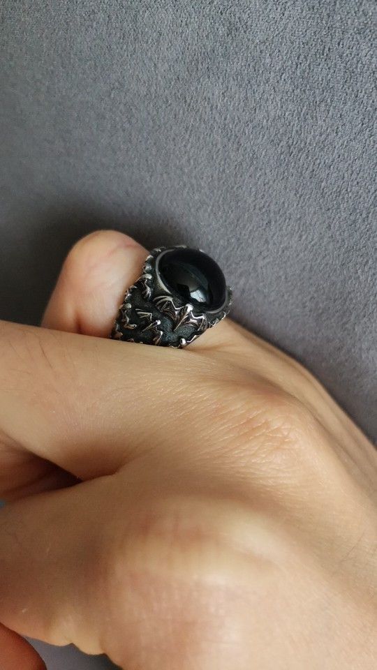 Jewelry Black Ring Size ONE SIZE - 4 Thumbnail