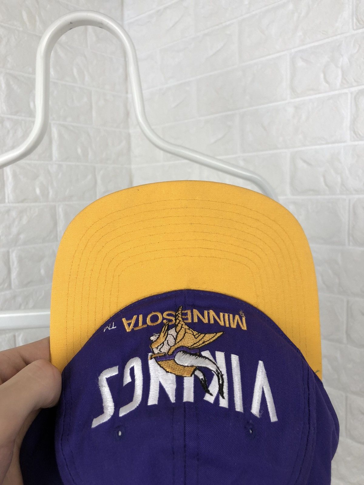 NFL × Vintage Vintage 90's Minnesota Vikings Snapback Size ONE SIZE - 5 Thumbnail