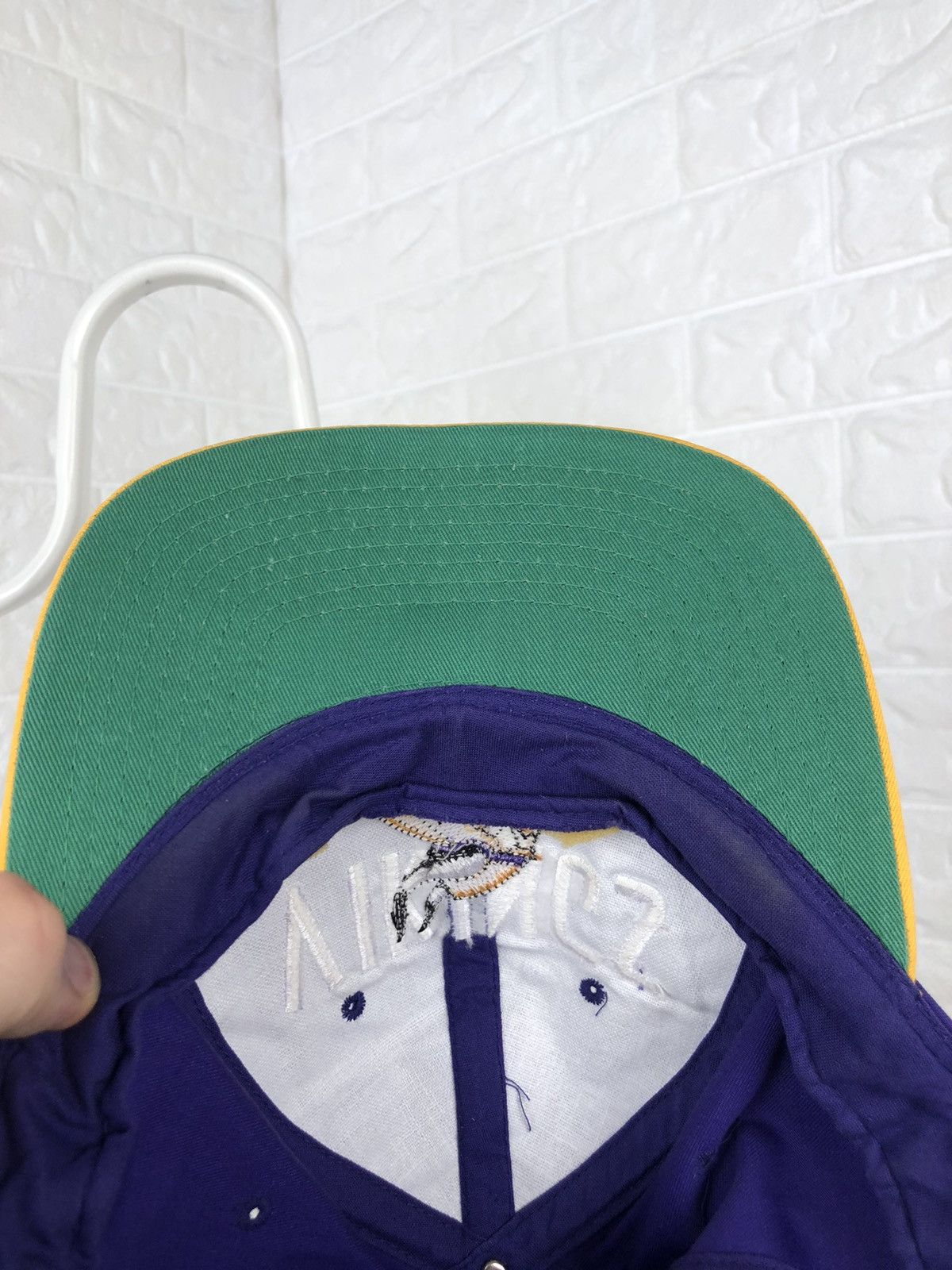 NFL × Vintage Vintage 90's Minnesota Vikings Snapback Size ONE SIZE - 7 Thumbnail