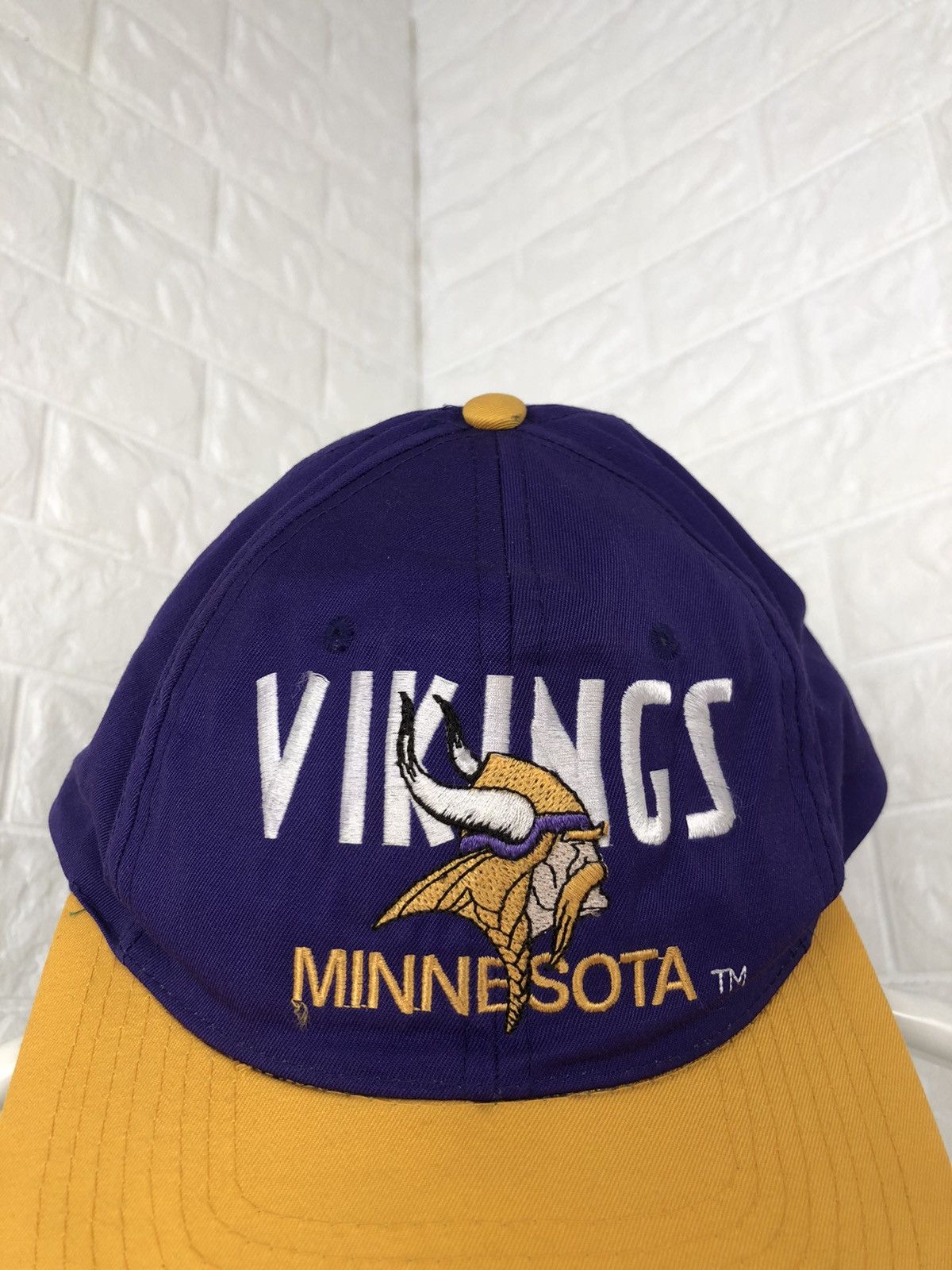 NFL × Vintage Vintage 90's Minnesota Vikings Snapback Size ONE SIZE - 3 Thumbnail