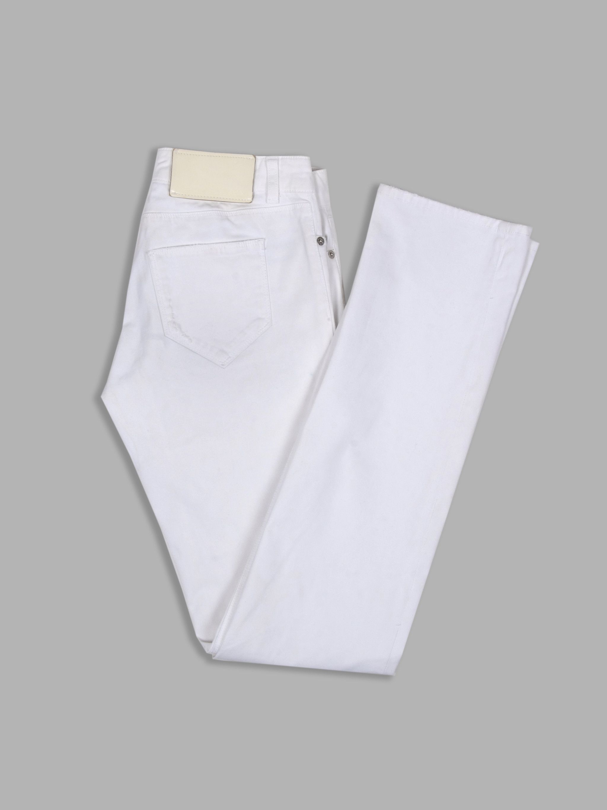 Prada Prada White Stretch Jeans Denim Size 26" / US 2 / IT 38 - 2 Thumbnail