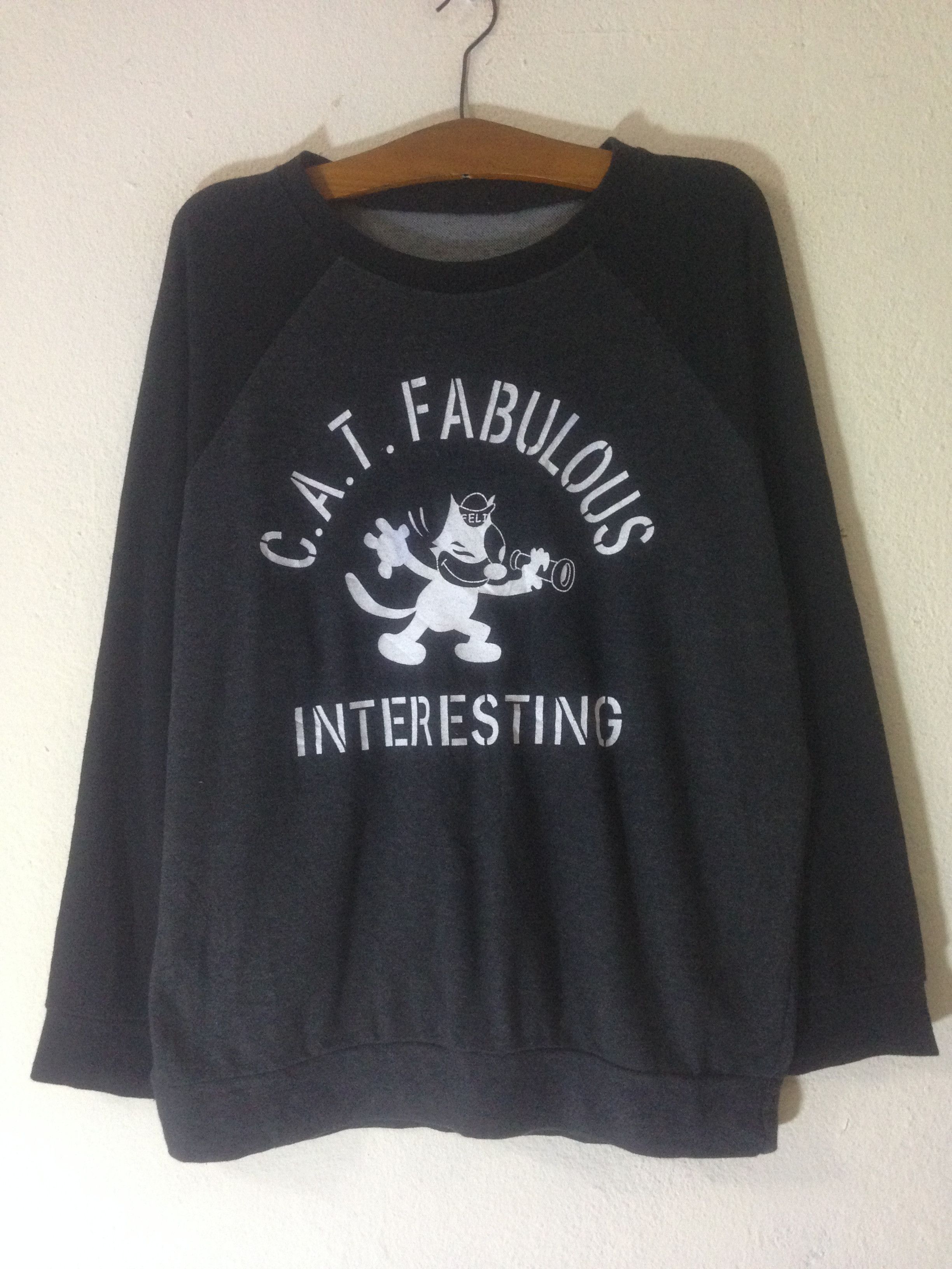Other Felix Cat Sweatshirt Size US M / EU 48-50 / 2 - 1 Thumbnail