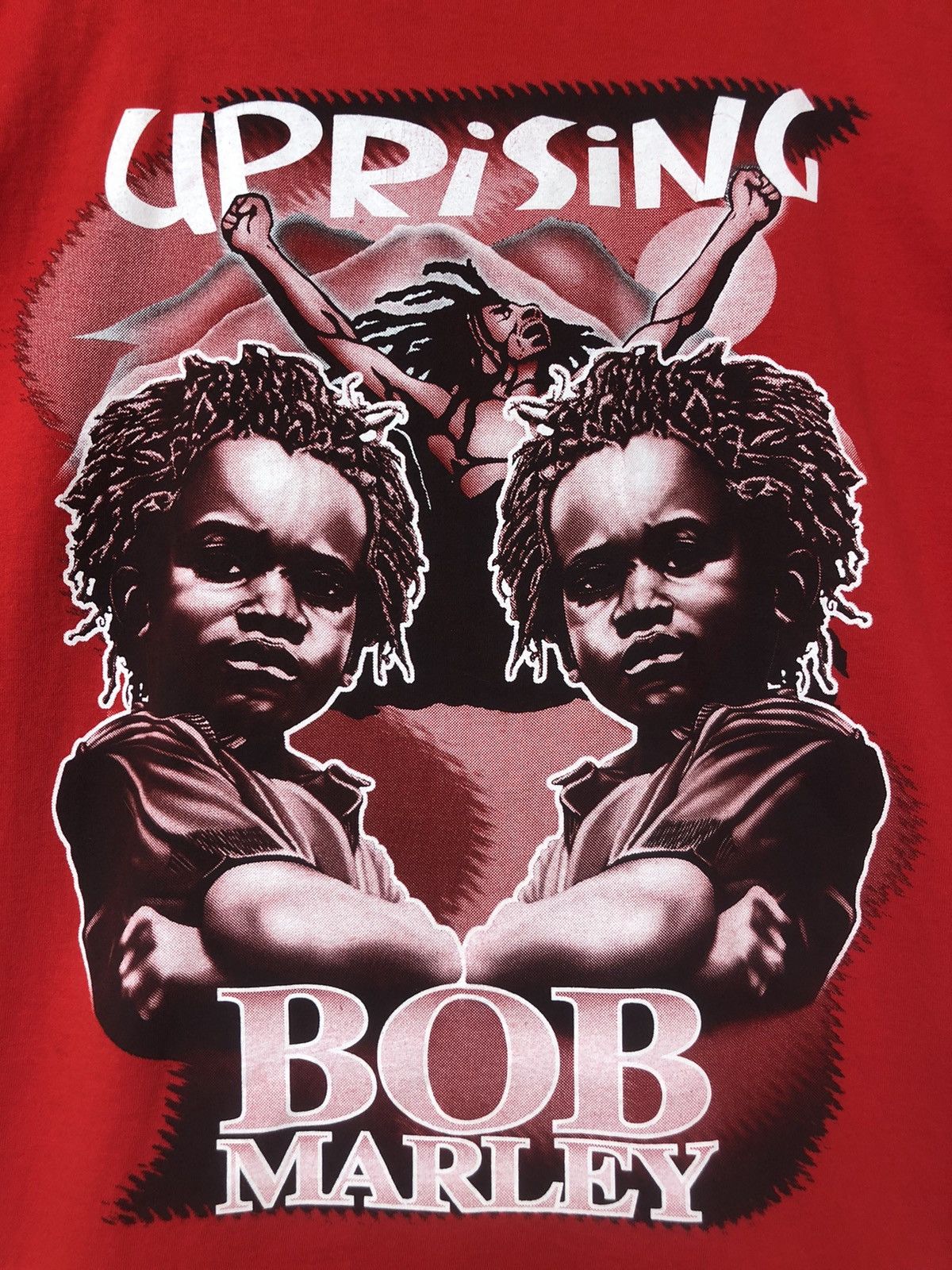 Band Tees × Bob Marley × Vintage Vintage Bob Marley Uprising Tee Size US XXL / EU 58 / 5 - 4 Thumbnail