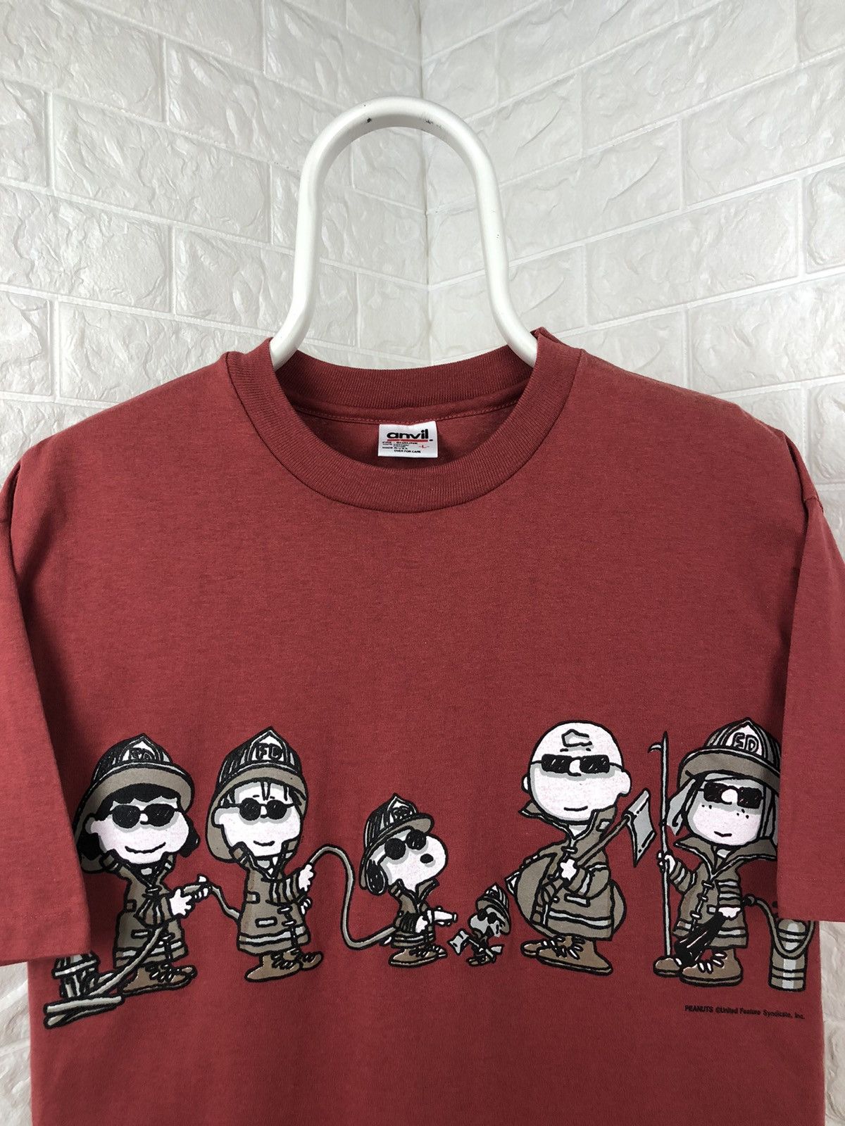 Anvil × Peanuts × Vintage Vintage Peanuts T-shirt Anvil Size US L / EU 52-54 / 3 - 4 Thumbnail
