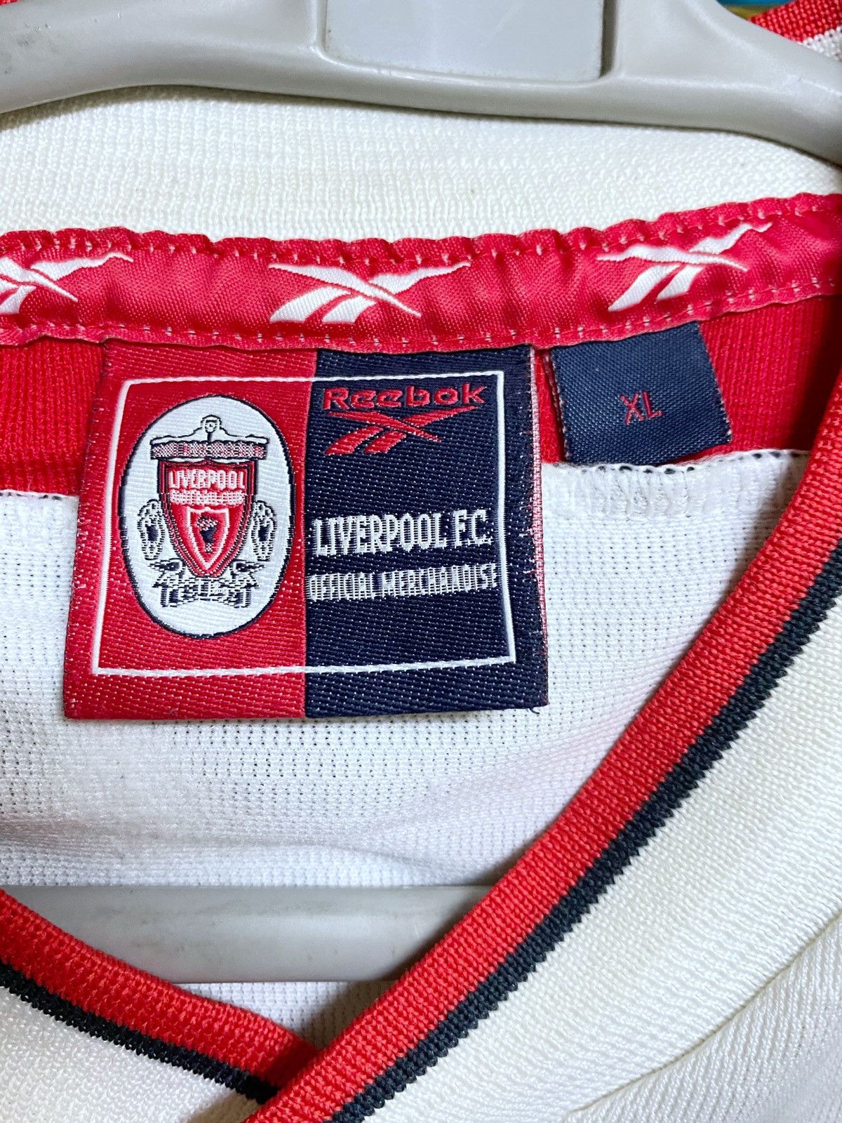 Reebok Vintage 90s Liverpool Official merchandise jersey by reebok Size US XL / EU 56 / 4 - 4 Thumbnail