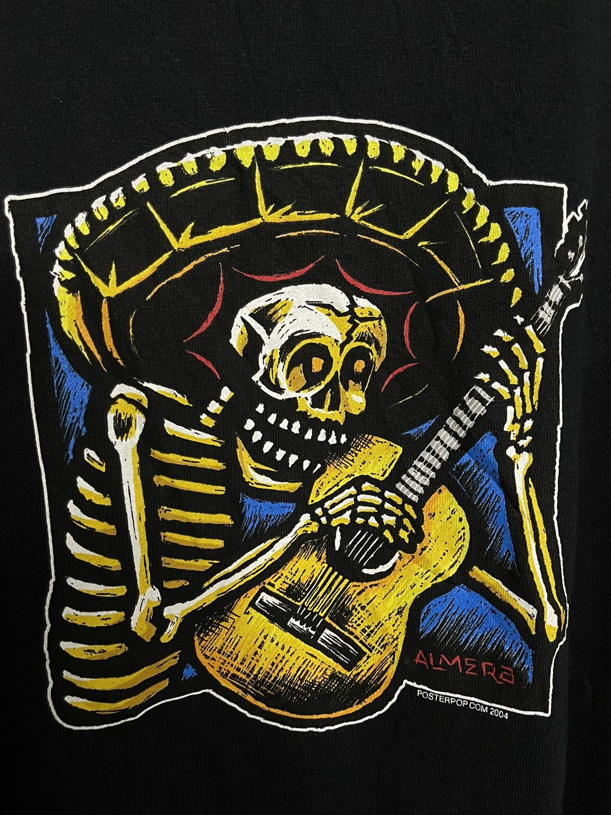 Vintage Vintage Art Poster Pop Guitarro T-Shirt Size US XXL / EU 58 / 5 - 3 Thumbnail