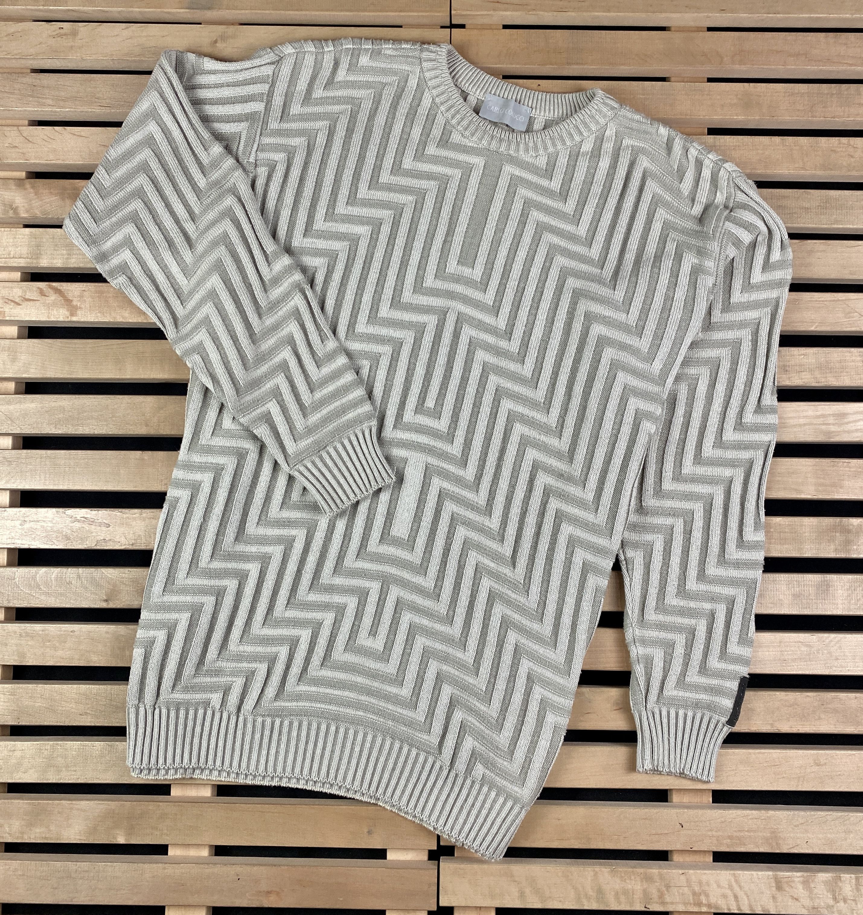 Carlo Colucci × Vintage Mens Sweater Carlo Colucci Vintage Size 56 Size US XL / EU 56 / 4 - 1 Thumbnail