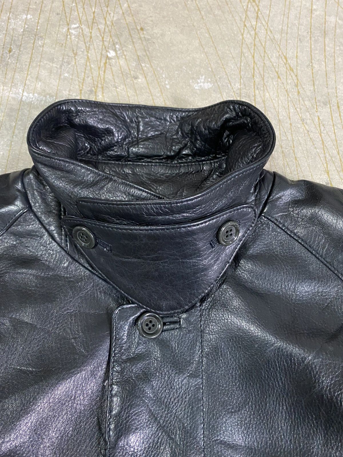 Isamu Katayama Backlash 90s HALF MOON cowhide leather jacket Size US M / EU 48-50 / 2 - 5 Thumbnail