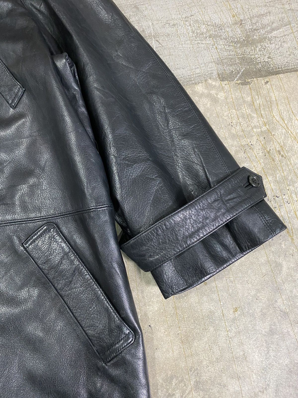 Isamu Katayama Backlash 90s HALF MOON cowhide leather jacket Size US M / EU 48-50 / 2 - 6 Thumbnail