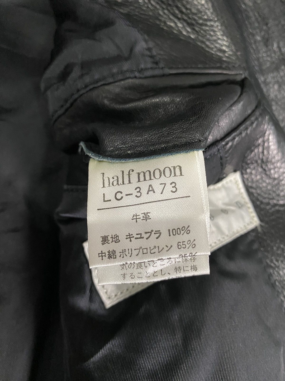 Isamu Katayama Backlash 90s HALF MOON cowhide leather jacket Size US M / EU 48-50 / 2 - 9 Thumbnail