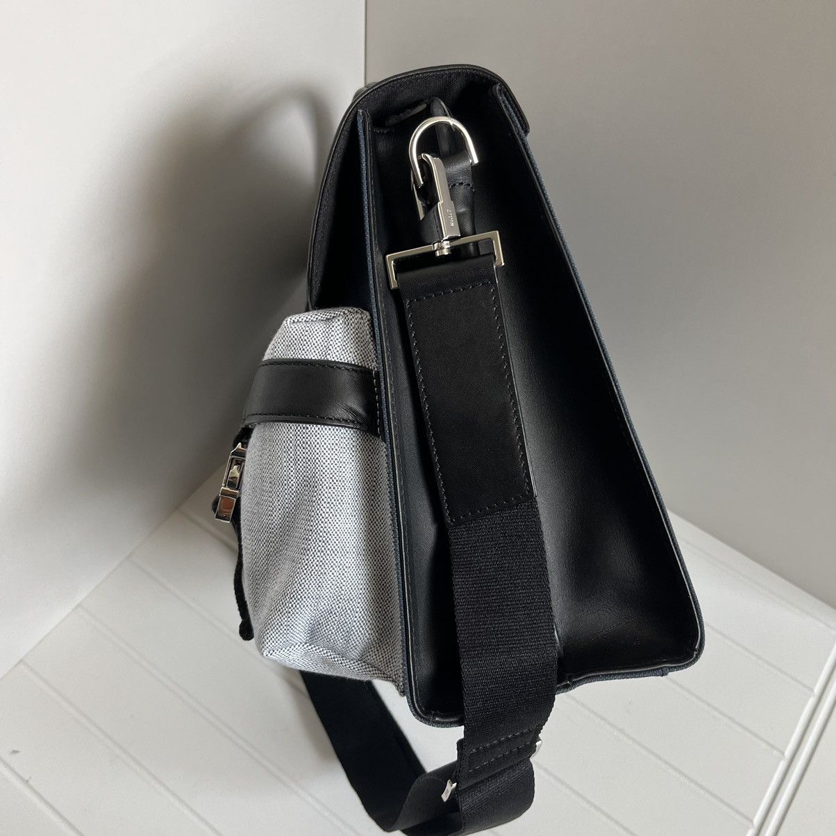 WANT Les Essentiels Durham Canvas and Leather Utility Messenger Size ONE SIZE - 7 Thumbnail