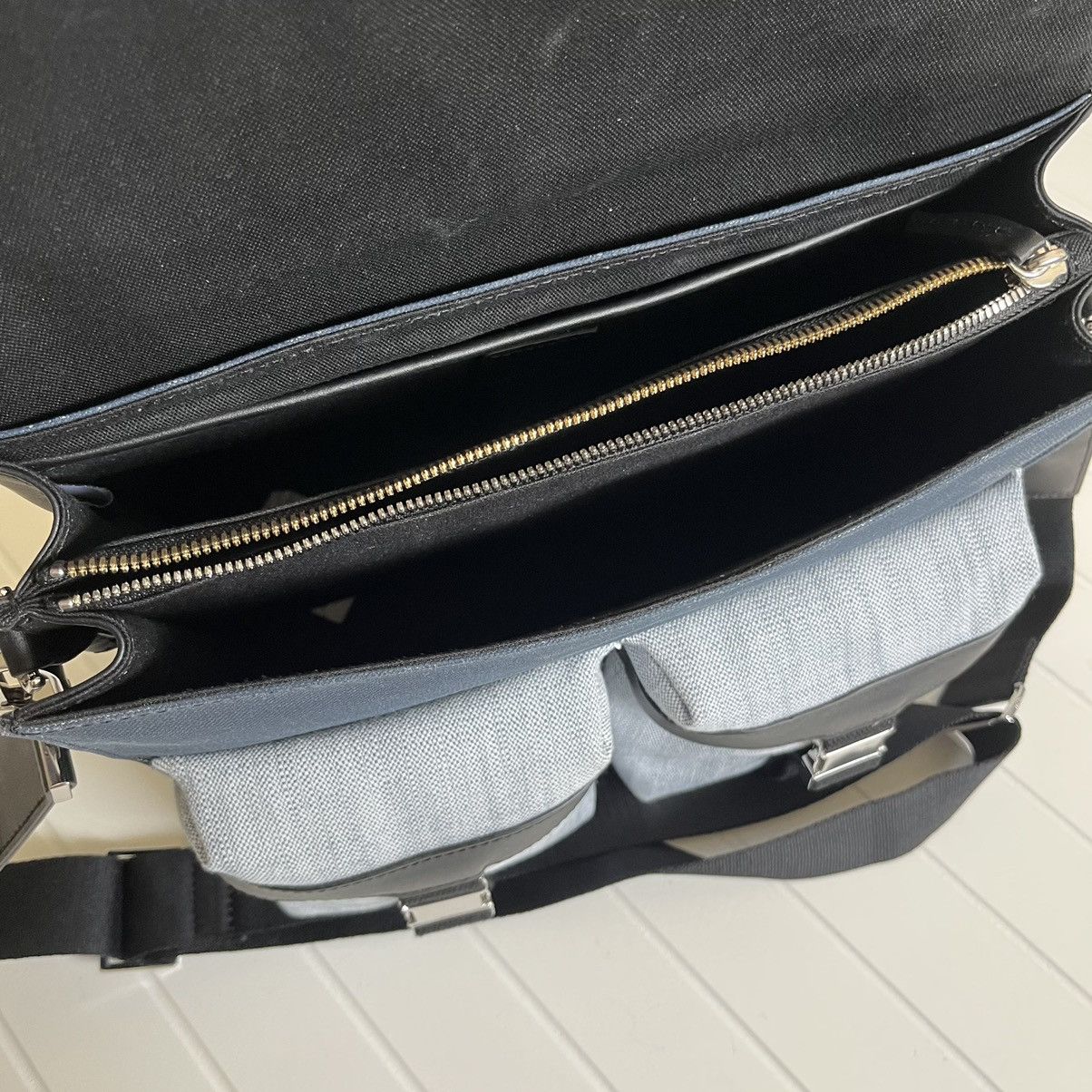 WANT Les Essentiels Durham Canvas and Leather Utility Messenger Size ONE SIZE - 4 Thumbnail