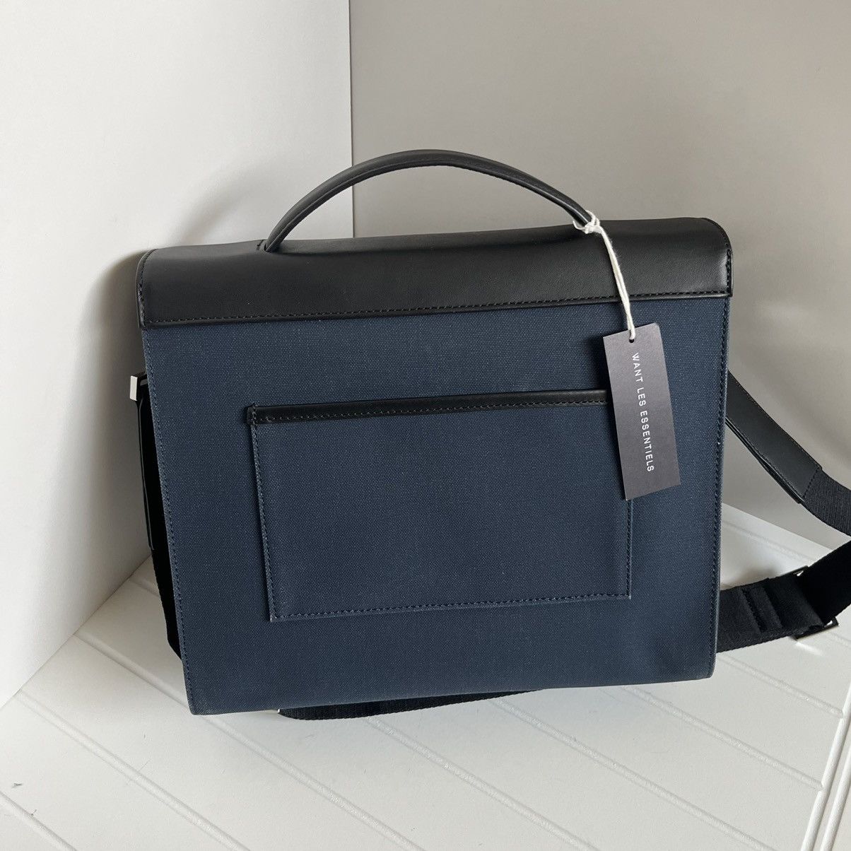 WANT Les Essentiels Durham Canvas and Leather Utility Messenger Size ONE SIZE - 6 Thumbnail