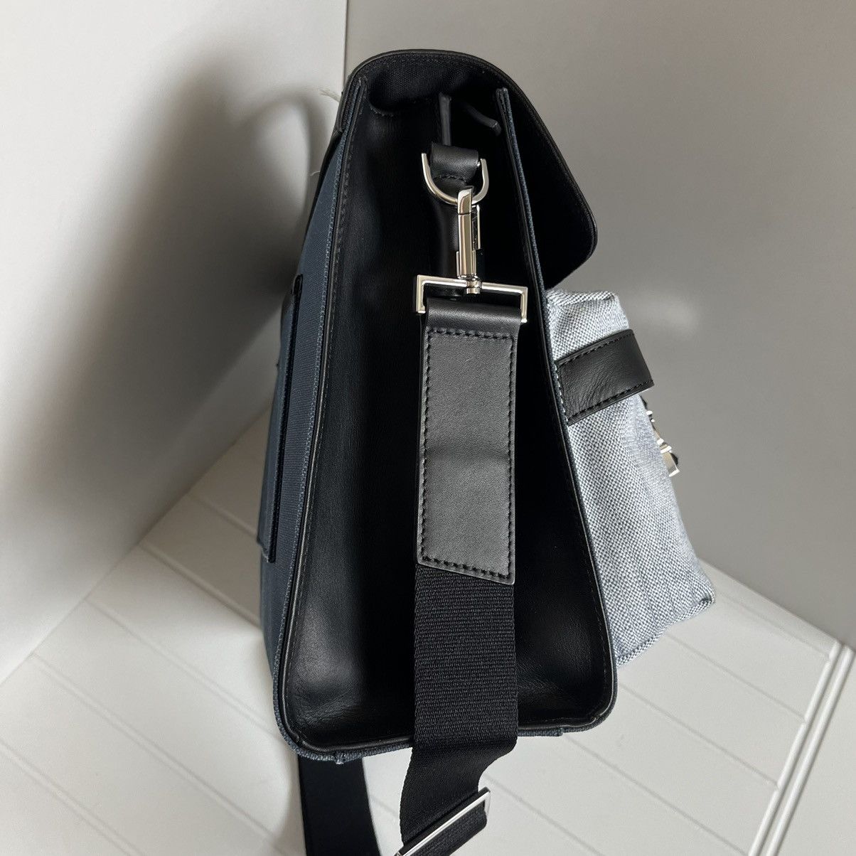 WANT Les Essentiels Durham Canvas and Leather Utility Messenger Size ONE SIZE - 5 Thumbnail