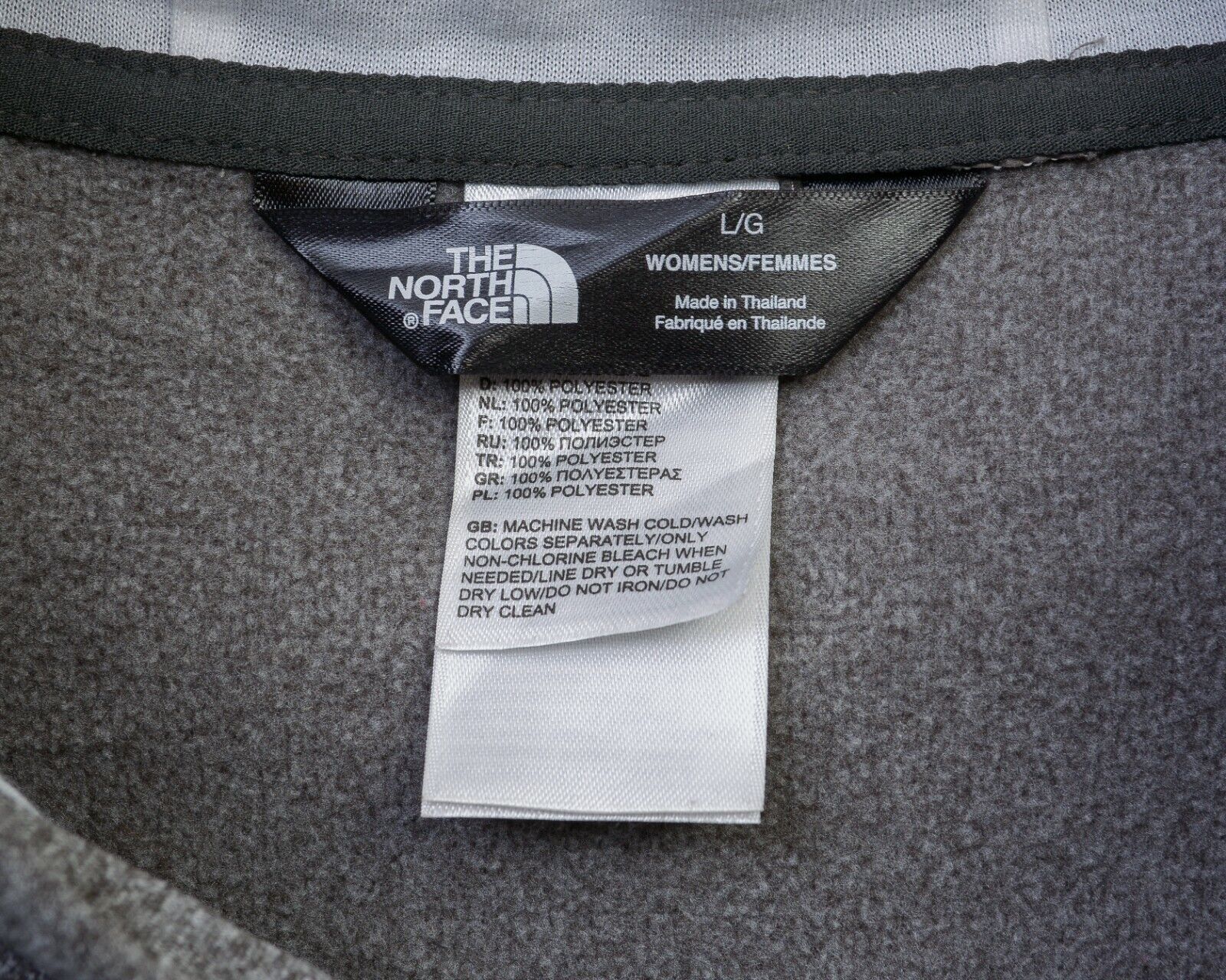 The North Face Women's Run Chicago Softshell Hoodie Jacket Sweatshirt Grey Size L / US 10 / IT 46 - 4 Thumbnail