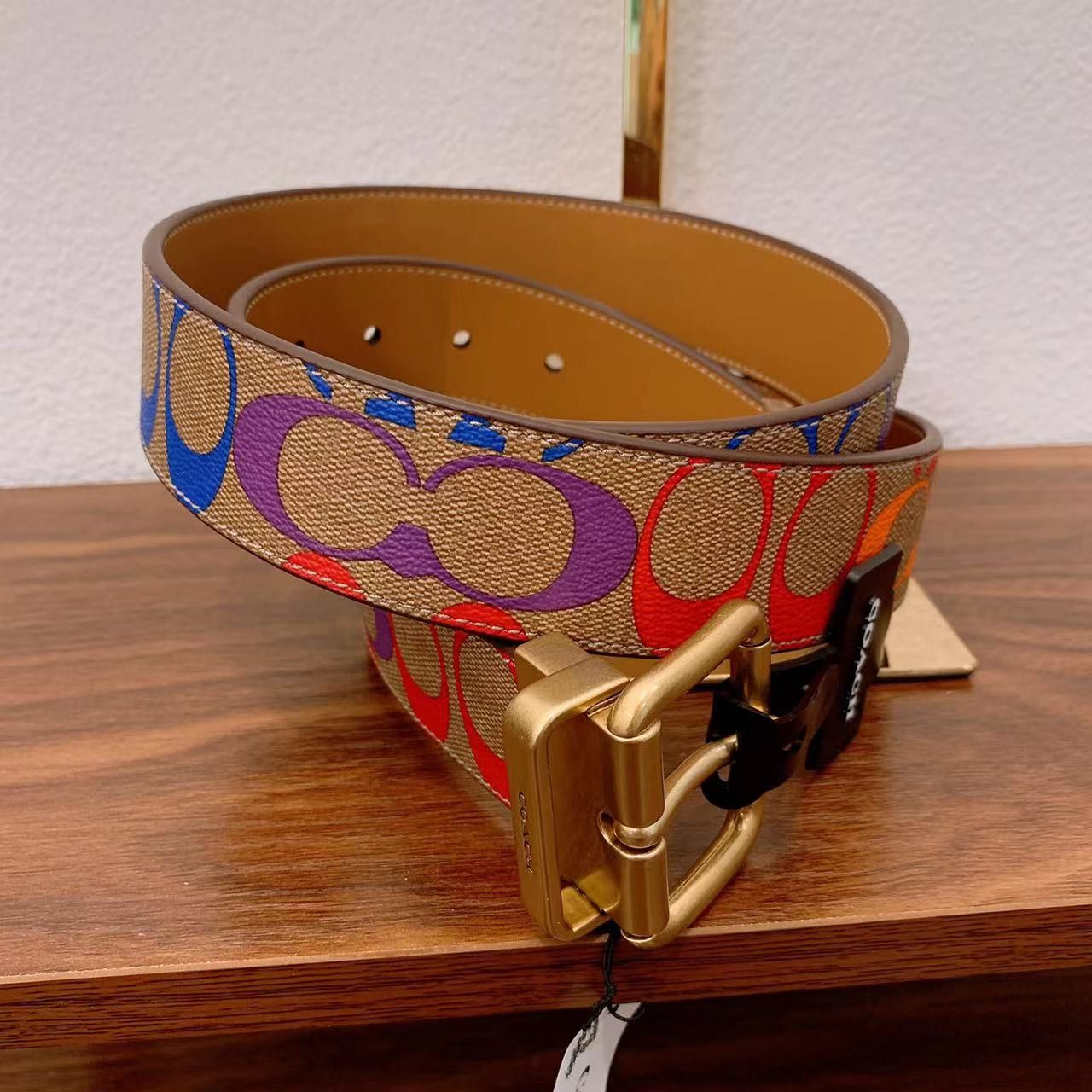 COACH X JEAN-MICHEL offers BASQUIAT BELT CUT-TO-SIZE REVERSIBLE:NWT FAMOUS 38MM C5446