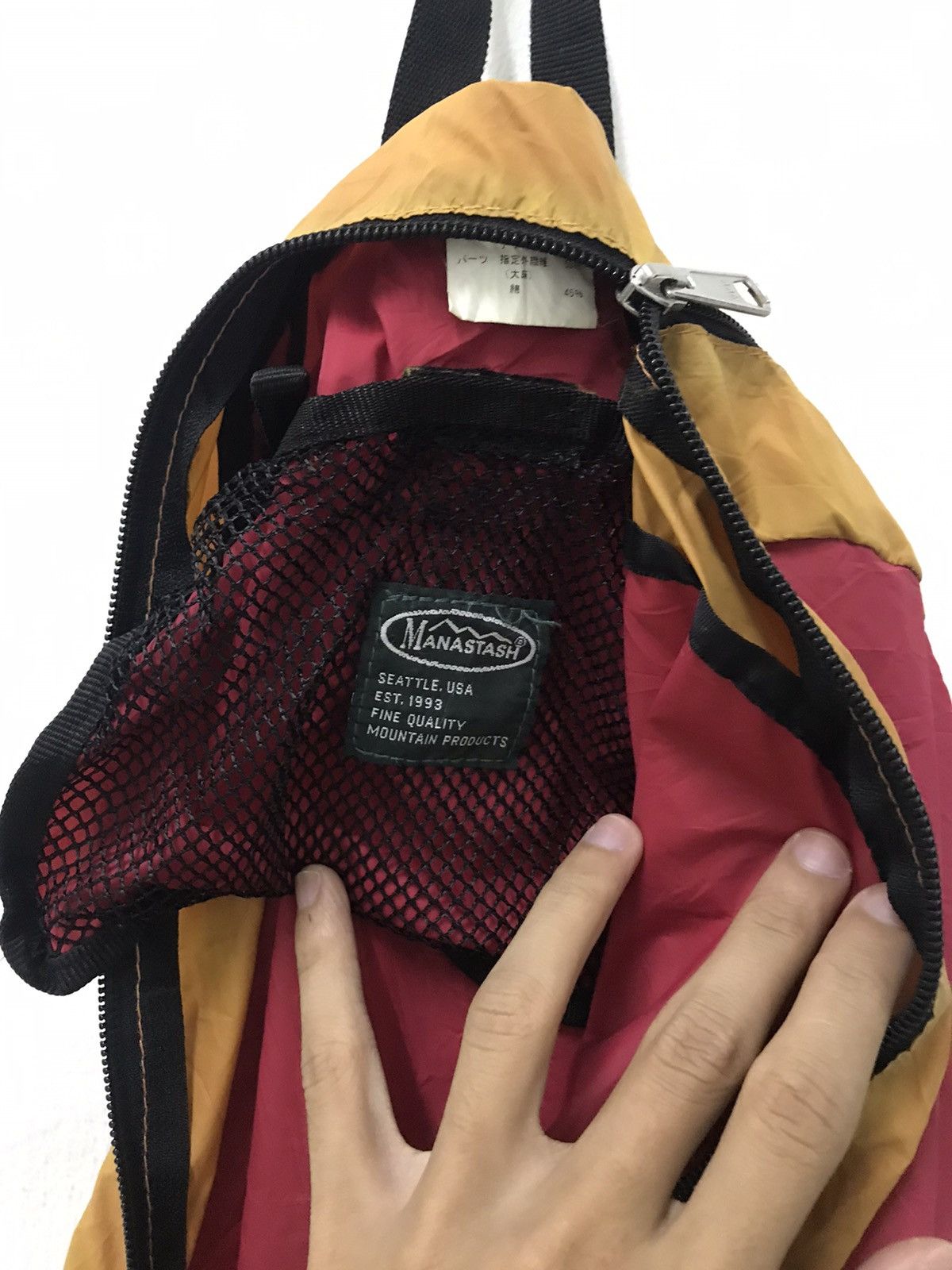 Manastash × Vintage 🔥80s Manastash Multicolour Backpack Size ONE SIZE - 7 Thumbnail