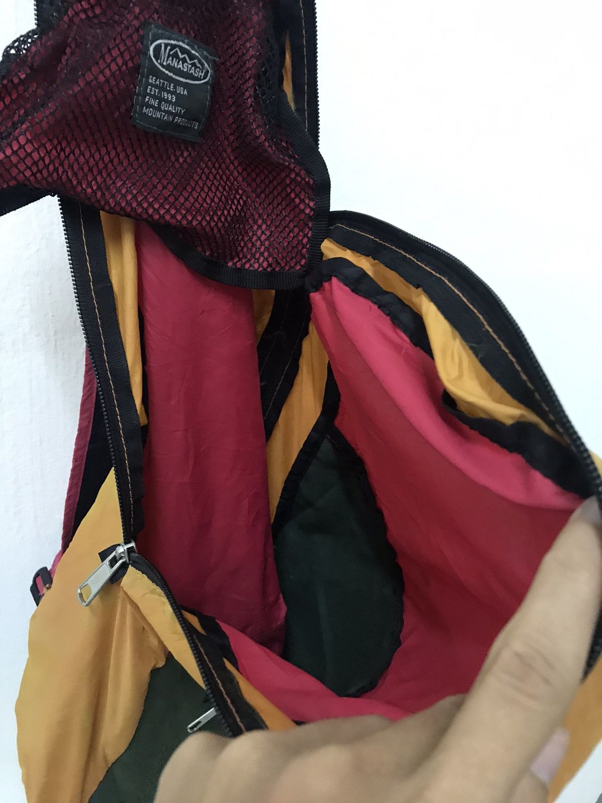 Manastash × Vintage 🔥80s Manastash Multicolour Backpack Size ONE SIZE - 8 Thumbnail