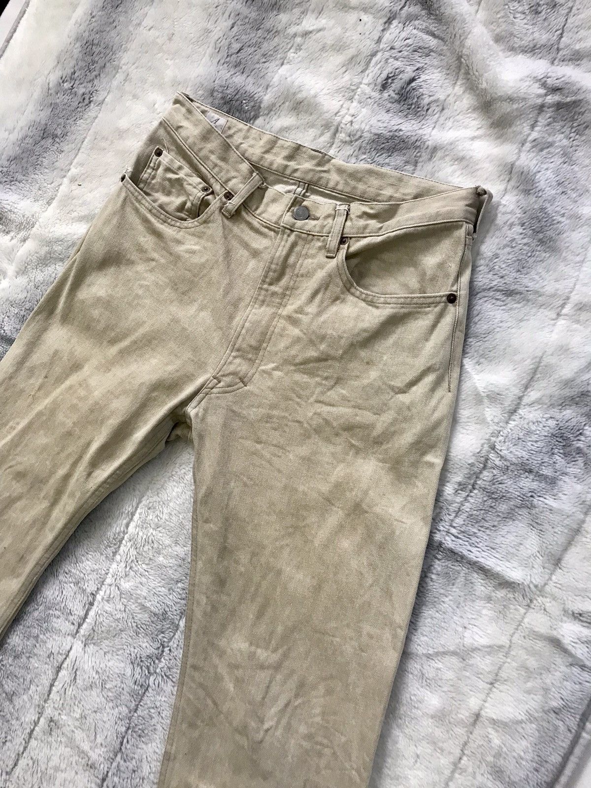 ANATOMICA 💥Anatomica Paris Denim Jeans Light Nude Size US 31 - 3 Thumbnail
