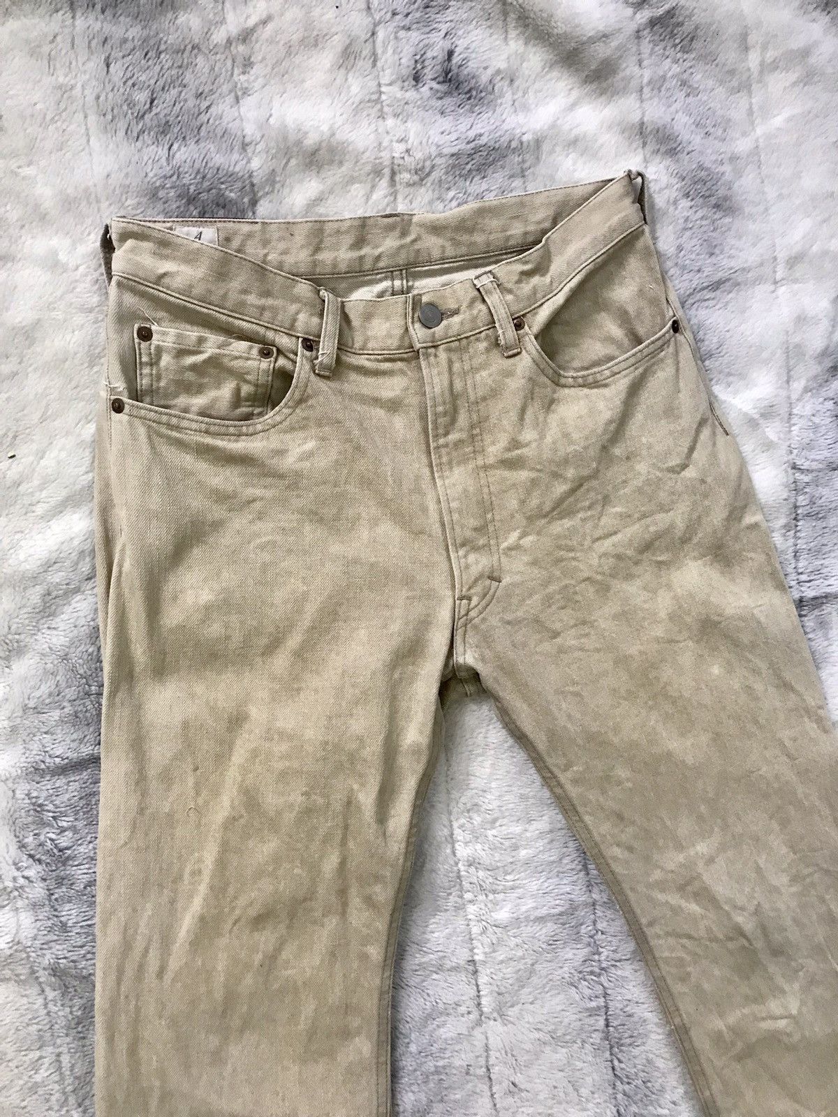 ANATOMICA 💥Anatomica Paris Denim Jeans Light Nude Size US 31 - 2 Thumbnail