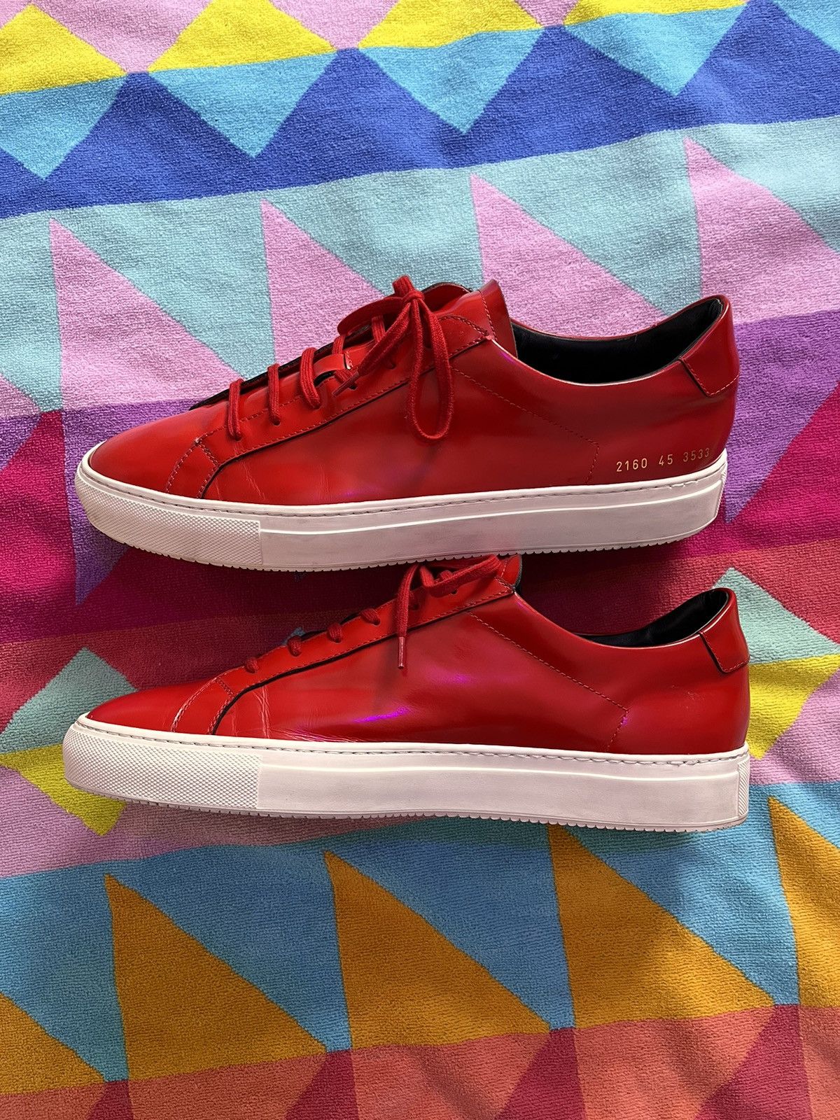 Common Projects Red Achilles Low Common Projects | Grailed