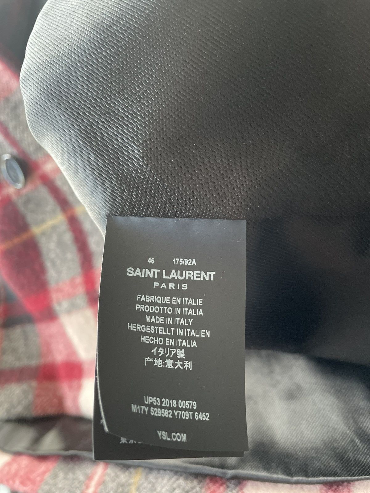 Hedi Slimane × Saint Laurent Paris × Yves Saint Laurent $3,600 Saint Laurent Super Runway Shearling Coat New w Tags Size US S / EU 44-46 / 1 - 7 Thumbnail
