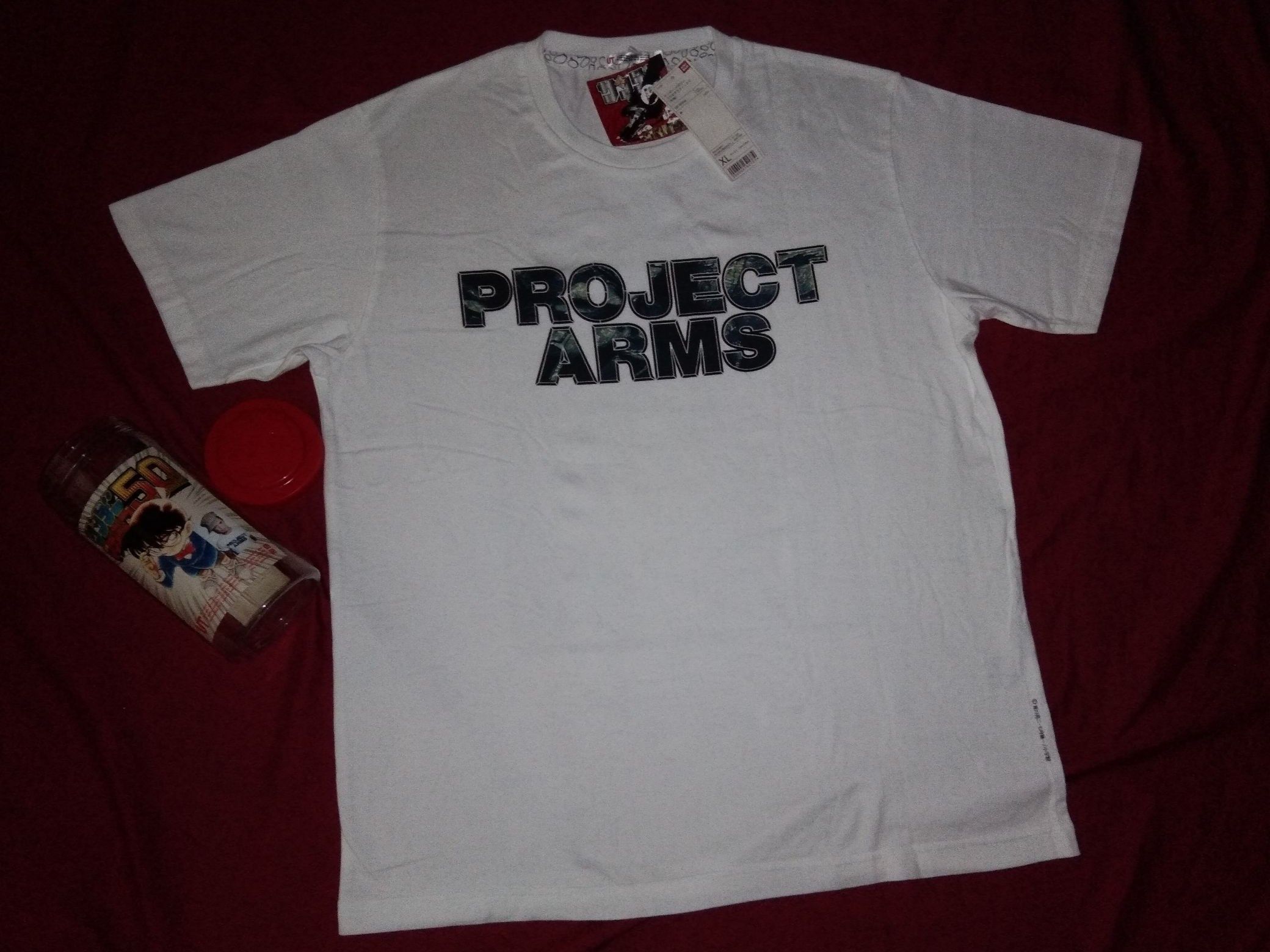 Cartoon Network × Japanese Brand NOS Y2K Project ARMS with bottle Tshirt anime Spriggan Akira Size US L / EU 52-54 / 3 - 4 Thumbnail