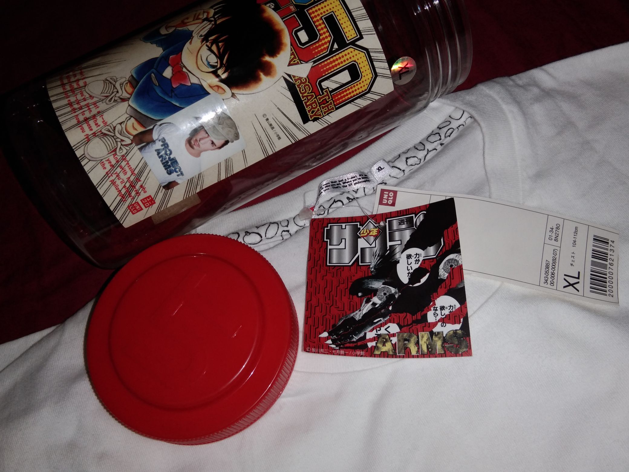 Cartoon Network × Japanese Brand NOS Y2K Project ARMS with bottle Tshirt anime Spriggan Akira Size US L / EU 52-54 / 3 - 6 Thumbnail