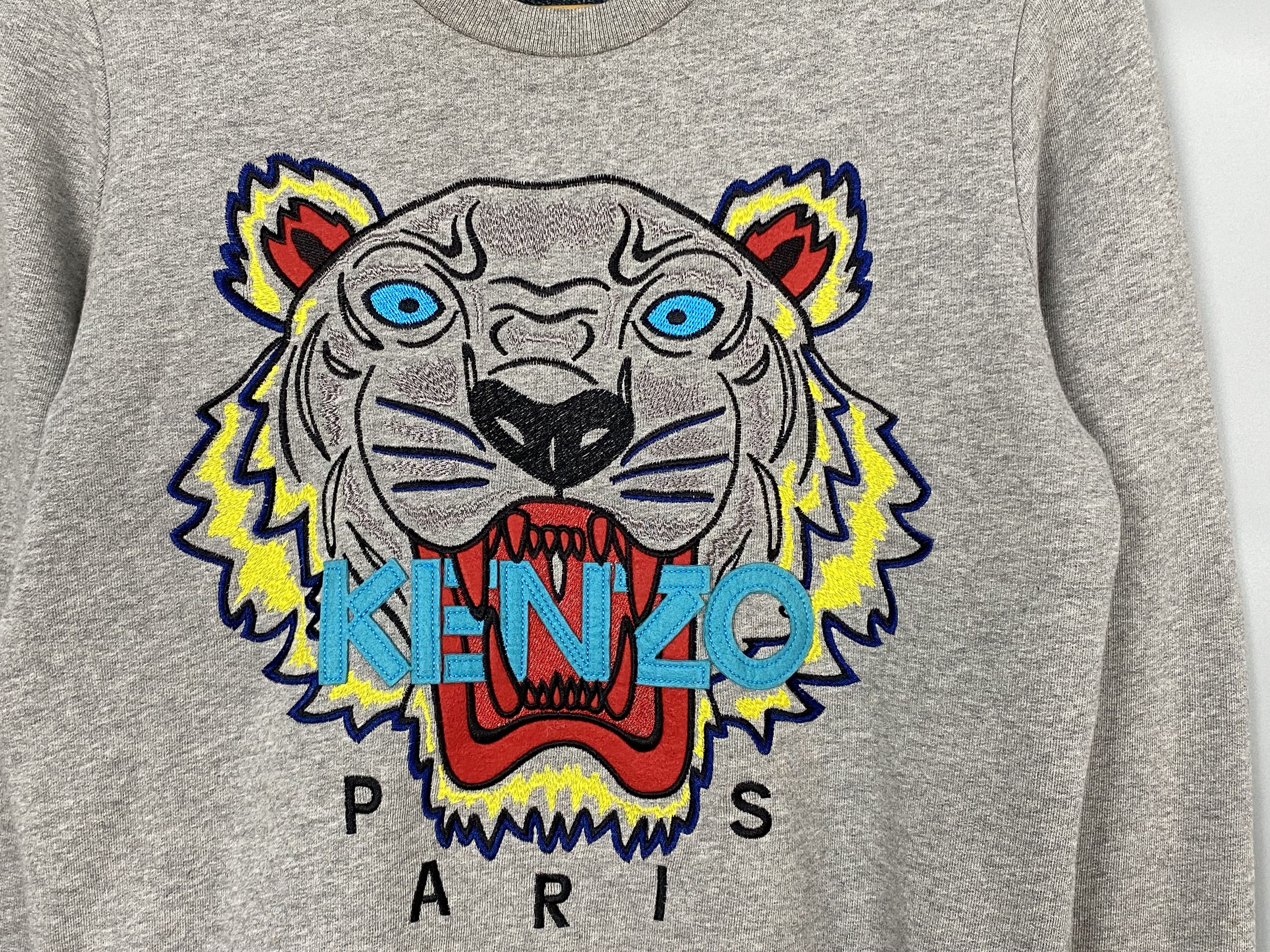 Kenzo KENZO Paris Tiger Icon Sweatshirt Made in Portugal Size M / US 6-8 / IT 42-44 - 3 Thumbnail