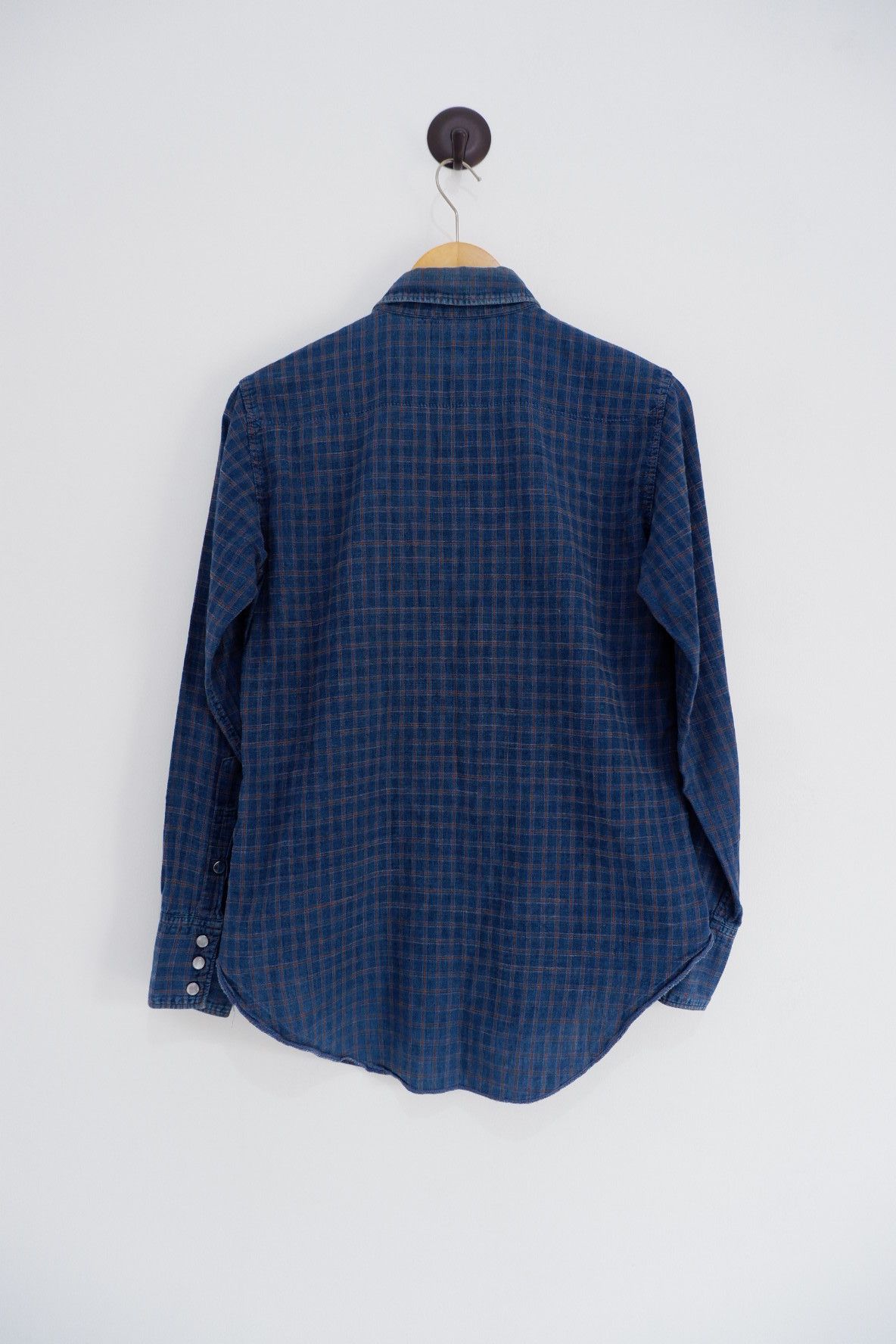 45rpm Vintage 45Rpm Indigo Cotton Shirt Size US M / EU 48-50 / 2 - 2 Thumbnail