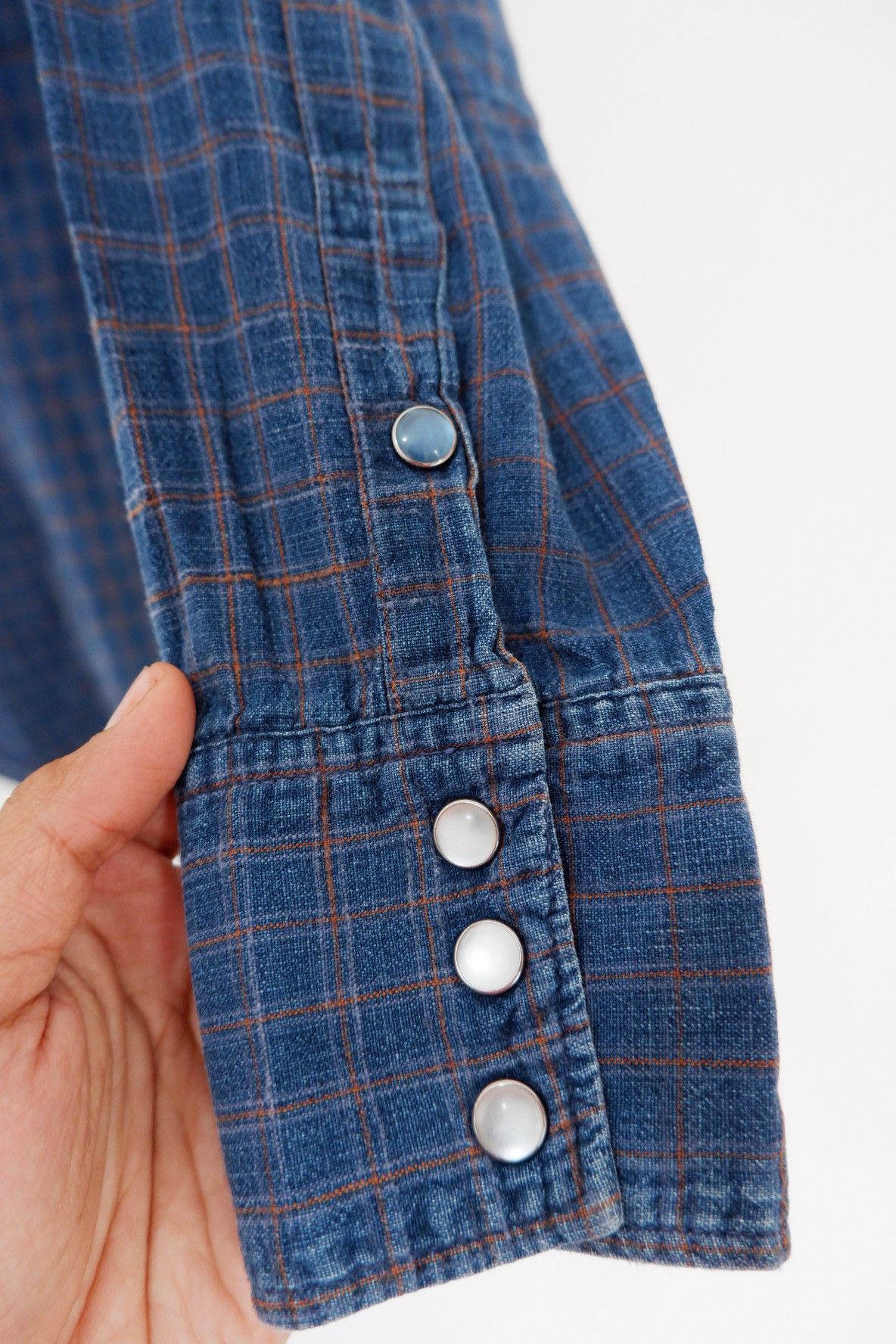 45rpm Vintage 45Rpm Indigo Cotton Shirt Size US M / EU 48-50 / 2 - 4 Thumbnail