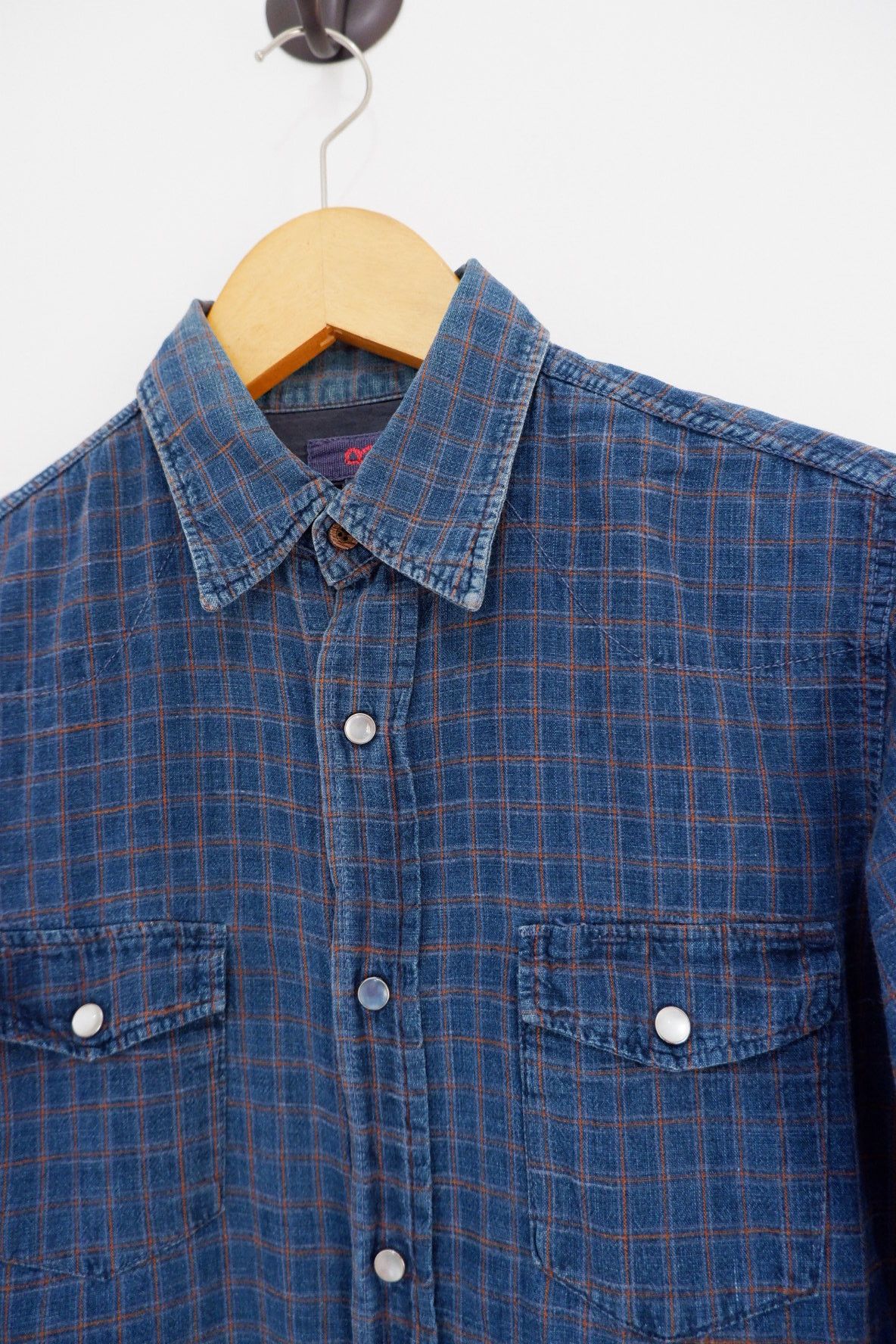 45rpm Vintage 45Rpm Indigo Cotton Shirt Size US M / EU 48-50 / 2 - 3 Thumbnail