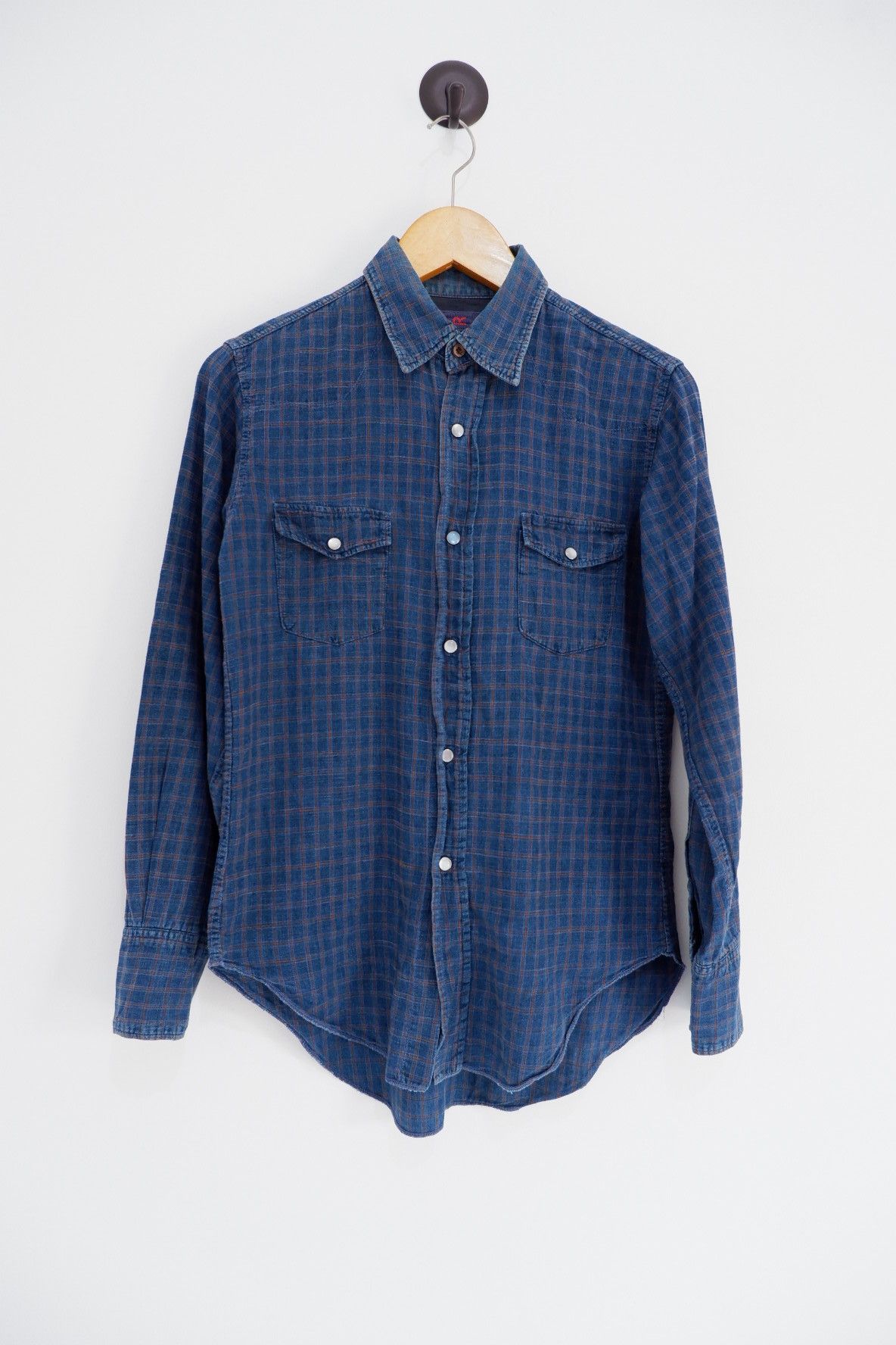 45rpm Vintage 45Rpm Indigo Cotton Shirt Size US M / EU 48-50 / 2 - 1 Thumbnail
