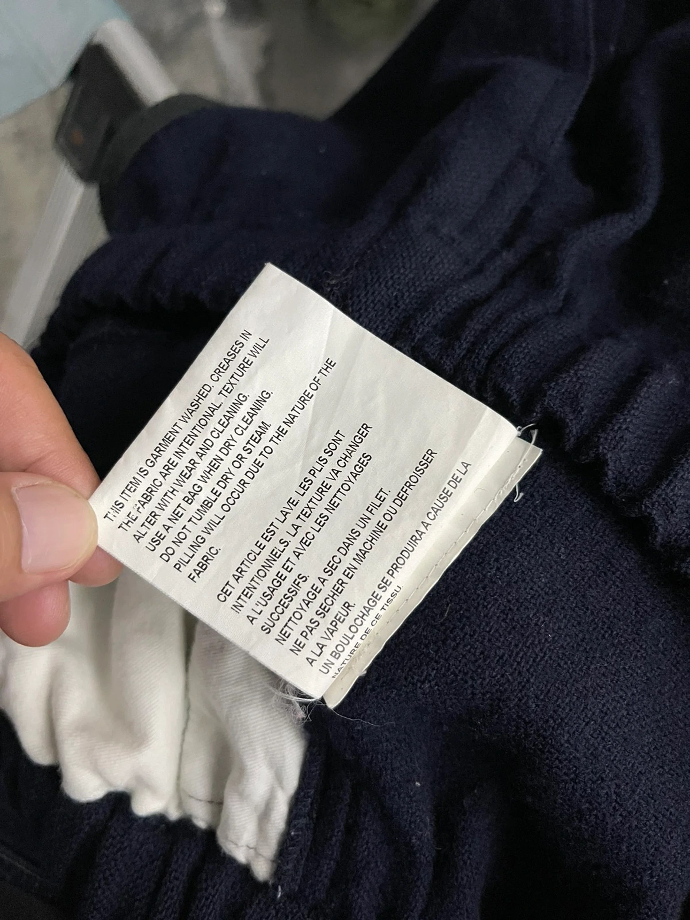 Comme des Garcons COMME DES GARCONs CROPPED WOOL DRAWSTRING PANTS(SIZE 27-32) Size US 32 / EU 48 - 10 Thumbnail