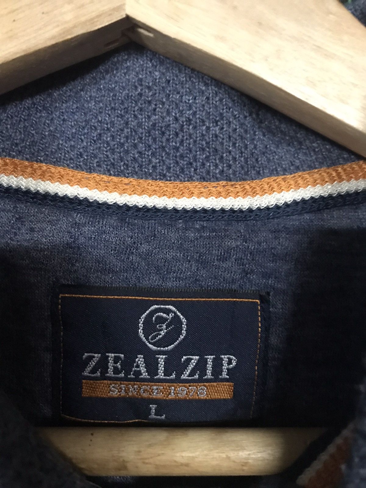 Japanese Brand Zealzip Sweatshirt Colar Pullover Size US L / EU 52-54 / 3 - 4 Thumbnail