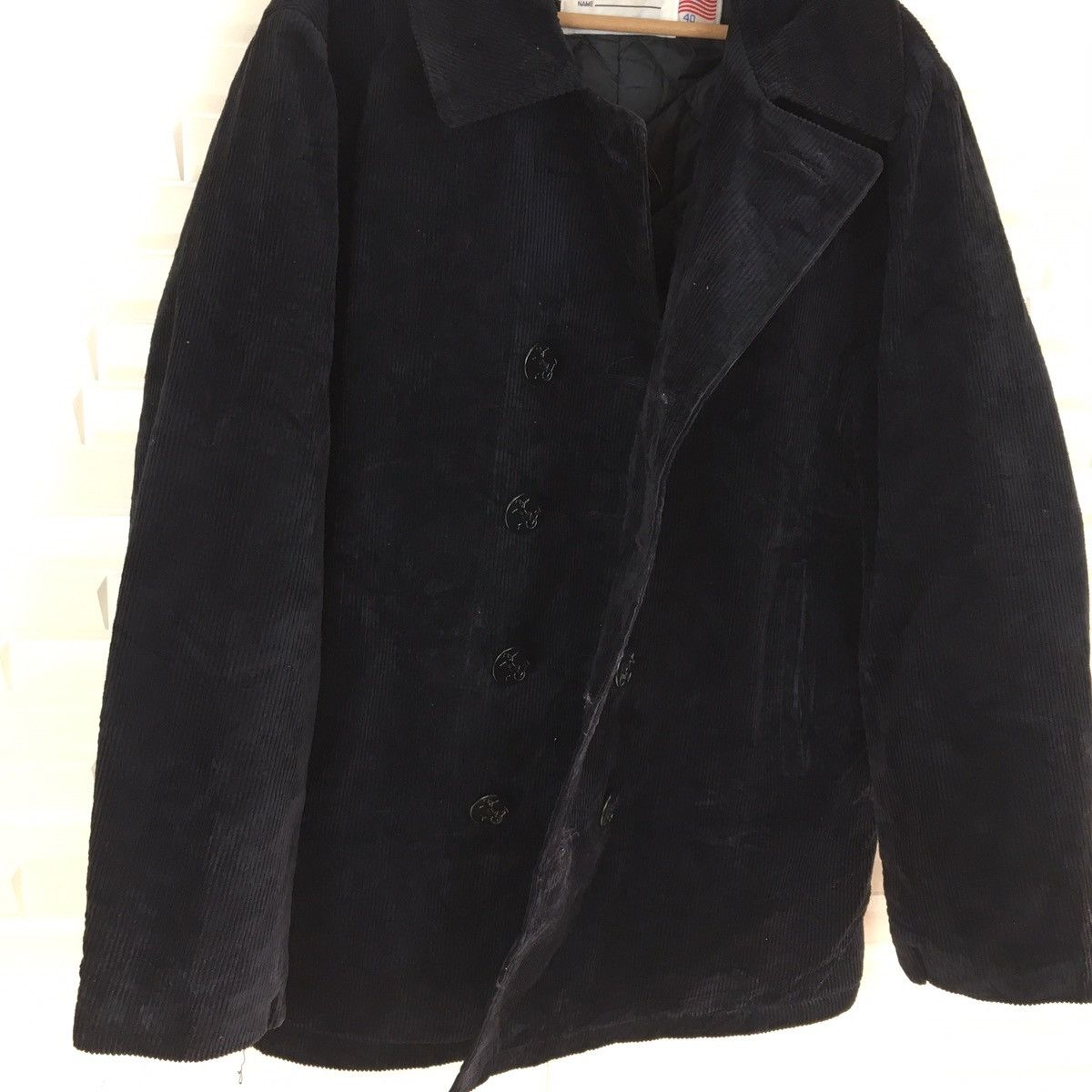 Schott U.S. Corduroy Pea Jacket By Schott Size US L / EU 52-54 / 3 - 8 Thumbnail