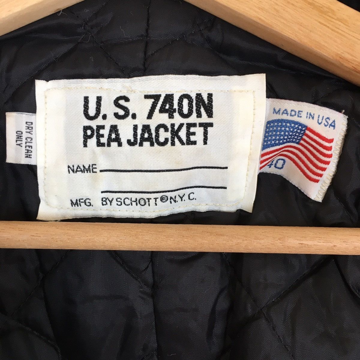 Schott U.S. Corduroy Pea Jacket By Schott Size US L / EU 52-54 / 3 - 10 Thumbnail