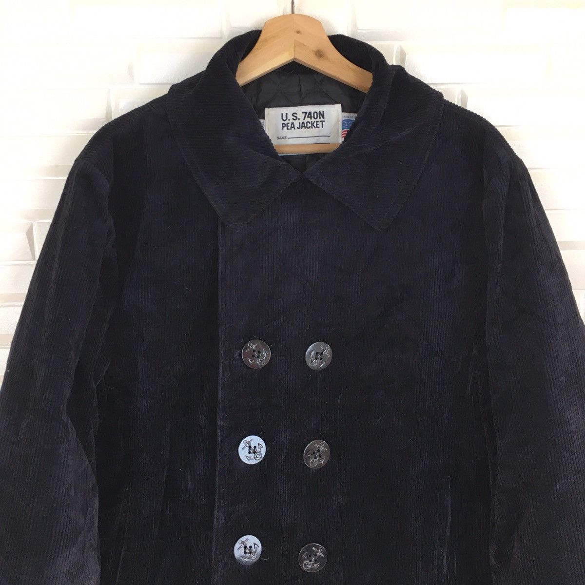 Schott U.S. Corduroy Pea Jacket By Schott Size US L / EU 52-54 / 3 - 6 Thumbnail